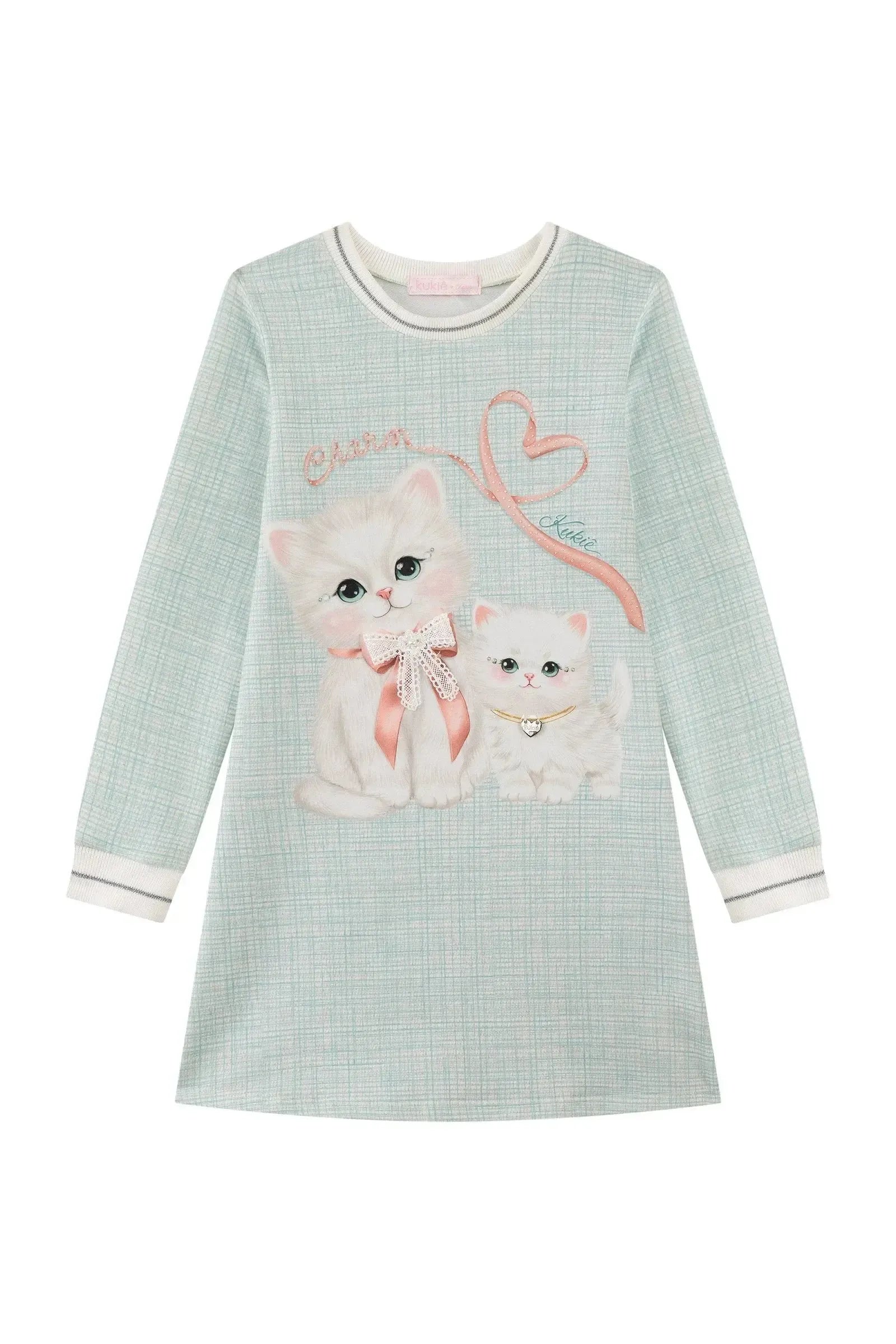 Vestido em Molecotton 92080 Kukiê Infantil Menina