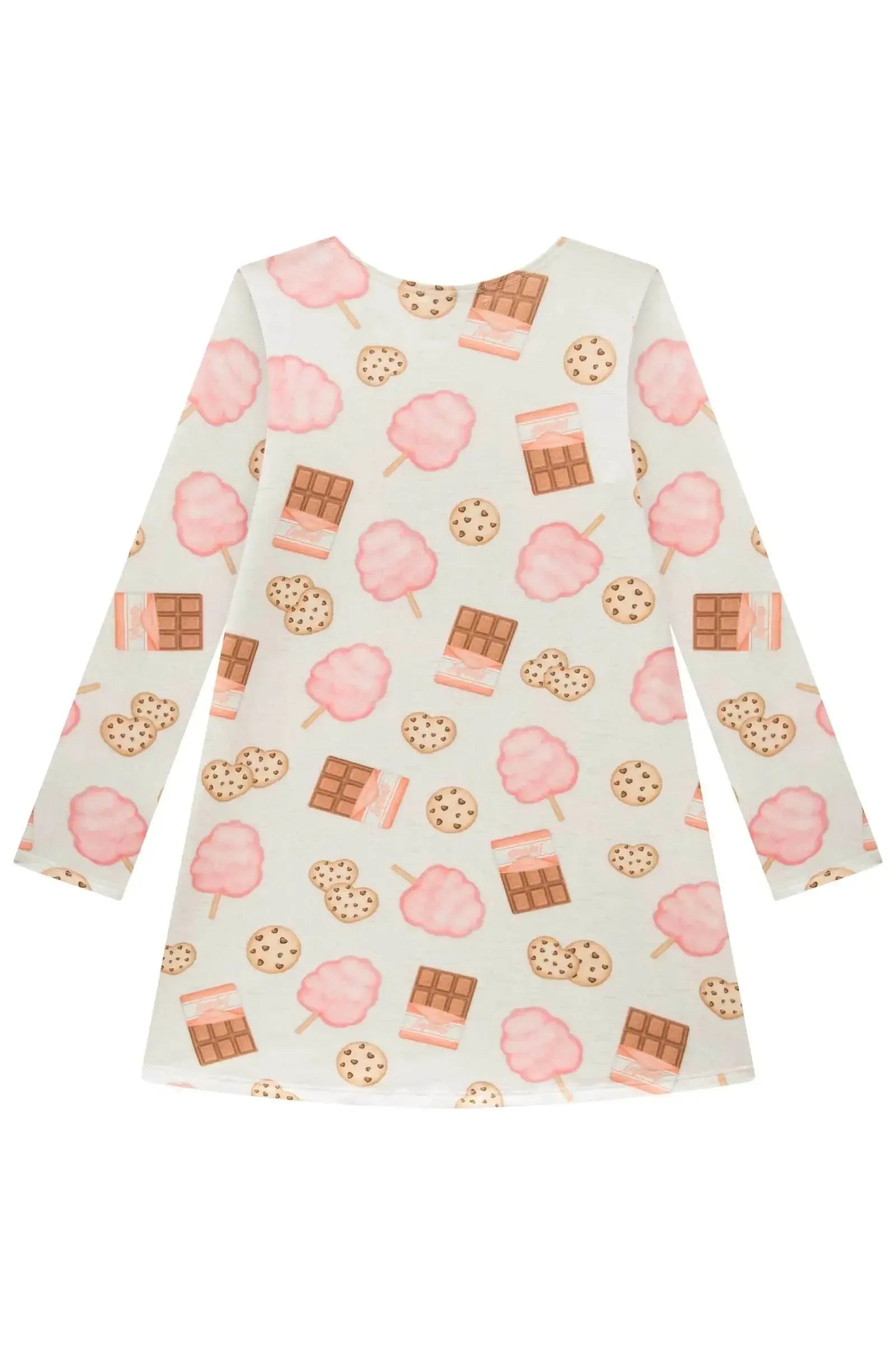 Vestido em Molecotton 92616 Infanti Infantil Menina