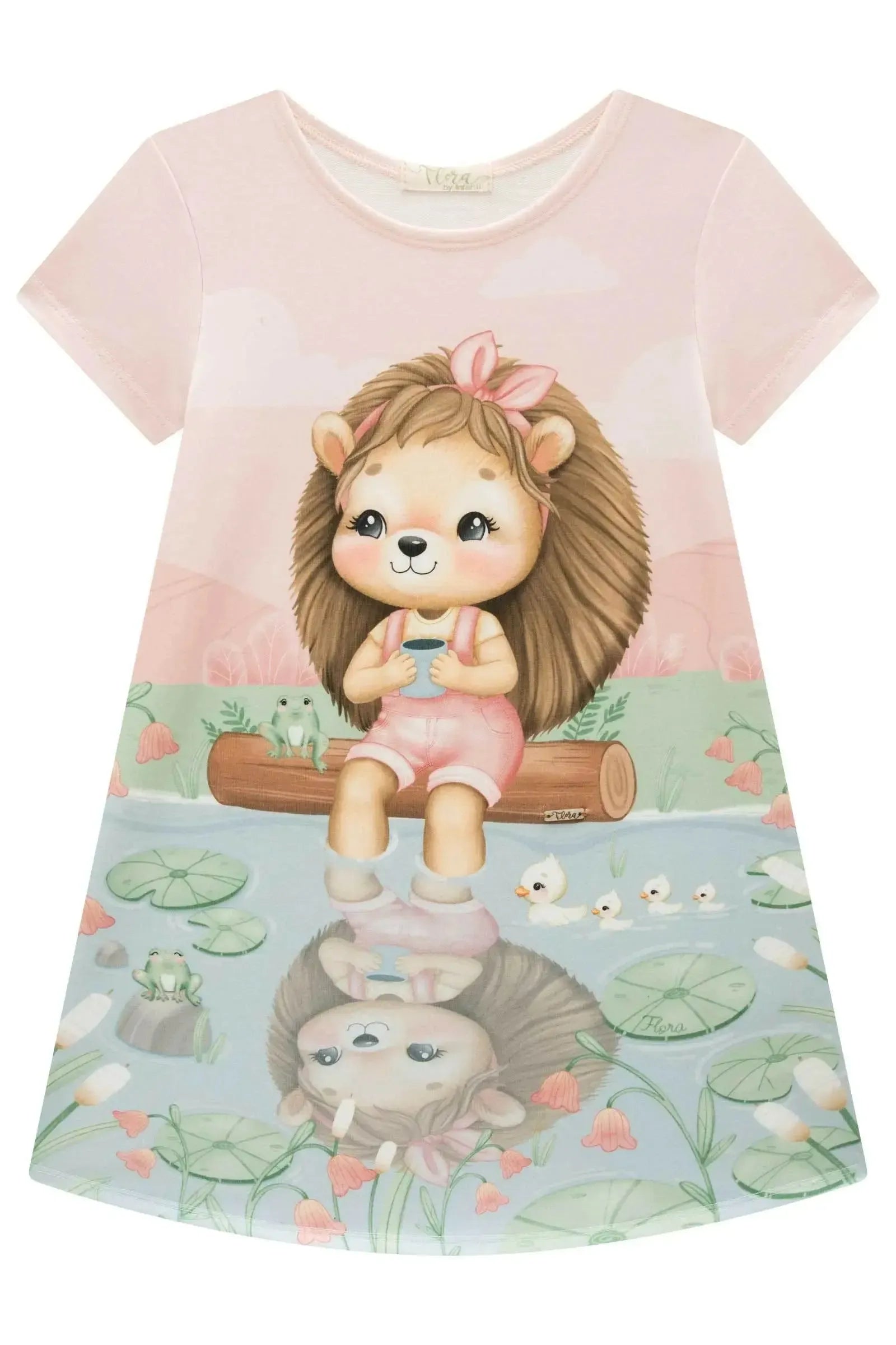 Vestido em Molecotton 93500 Infanti Infantil Menina