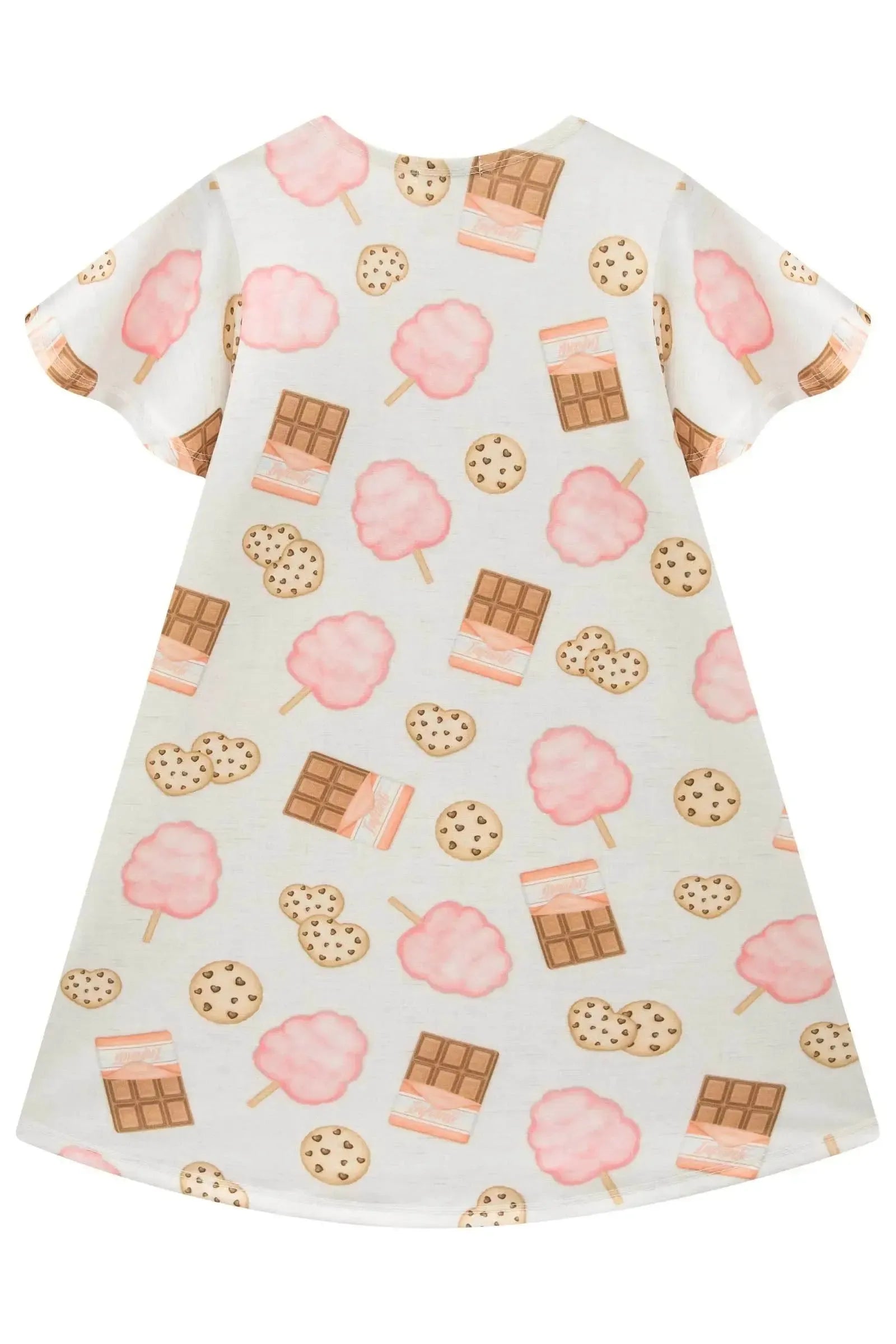 Vestido em Molecotton 93598 Infanti Infantil Menina