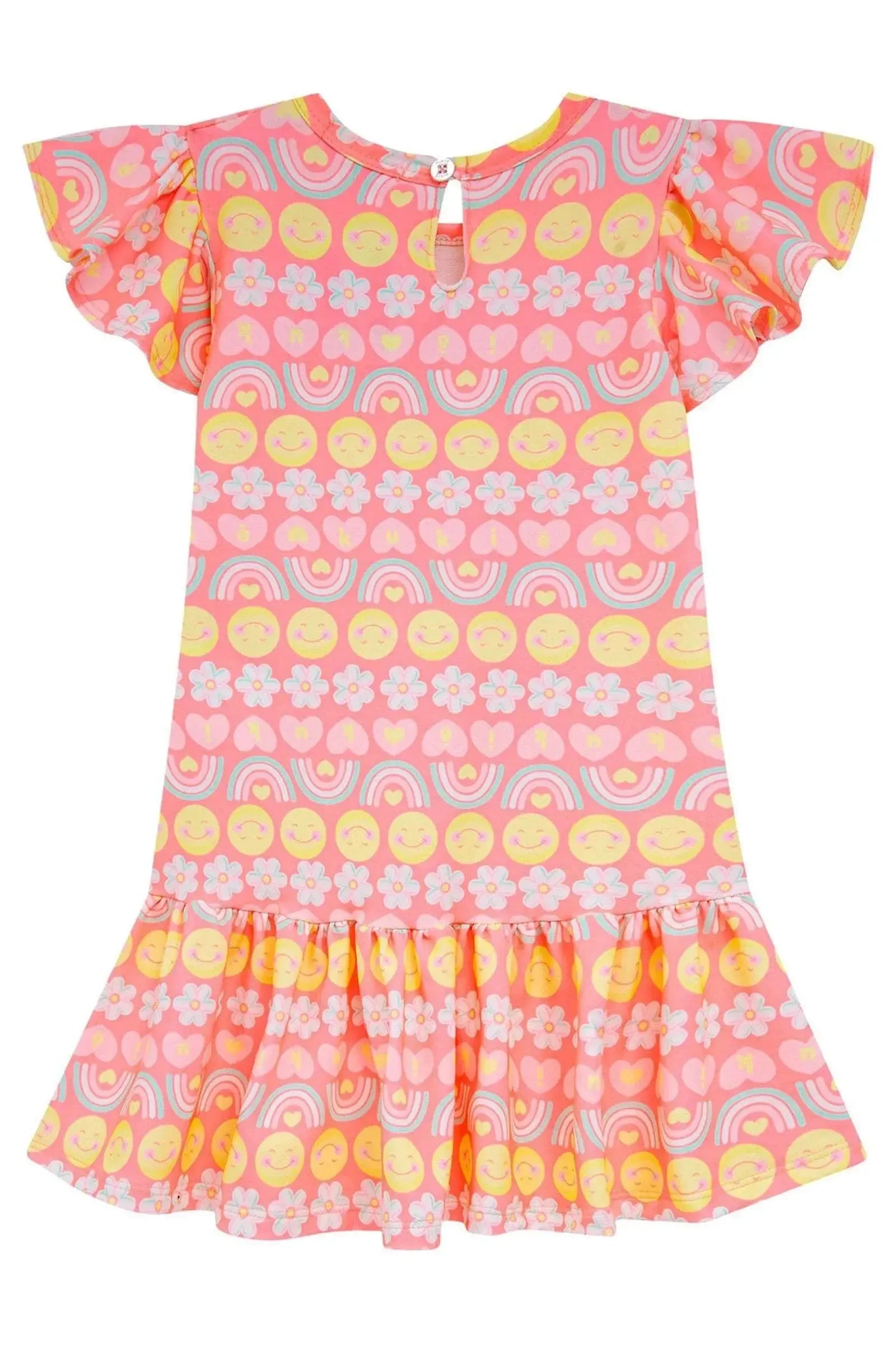 Vestido em Molecotton 95082 Kukiê Infantil Menina