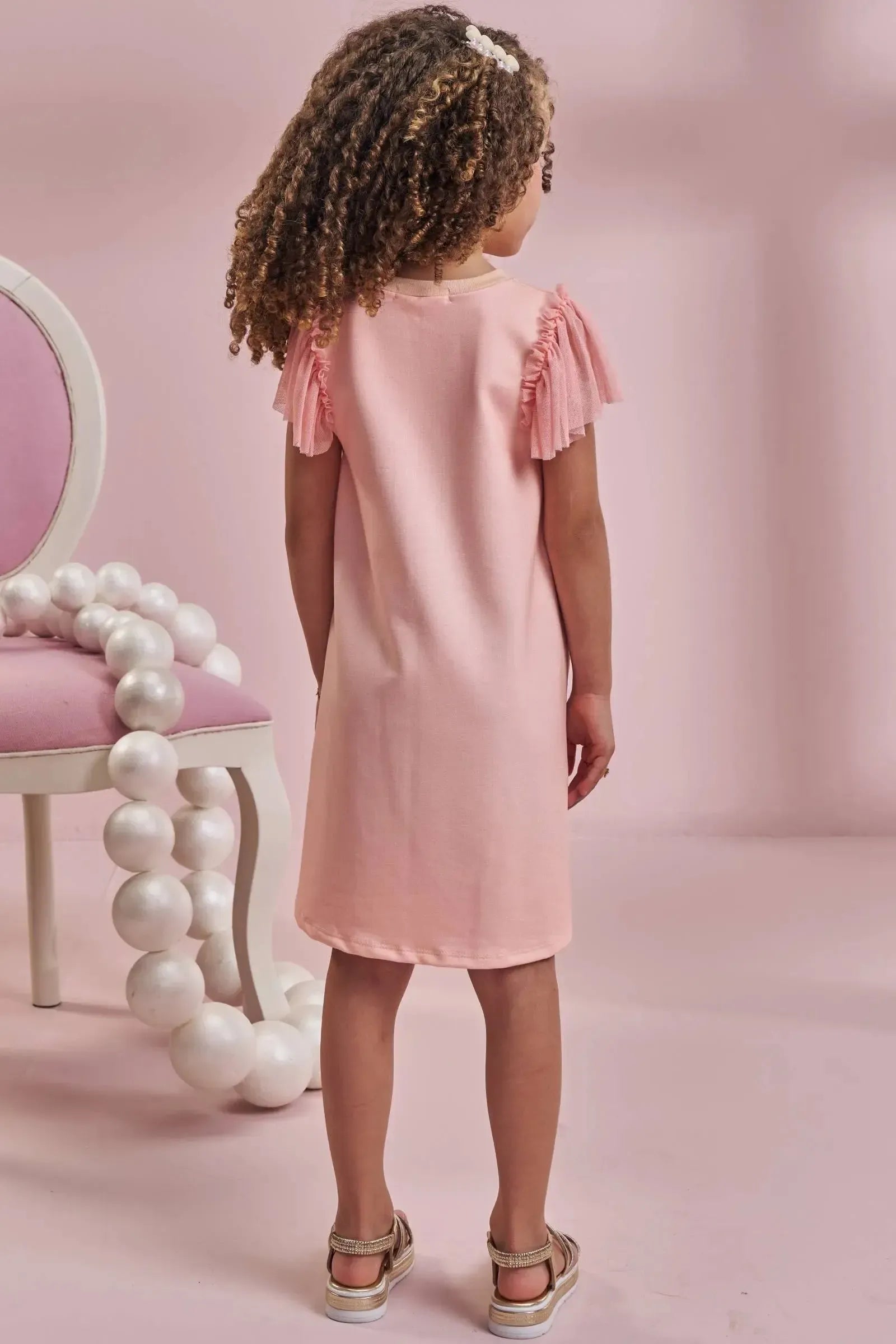 Vestido em Molecotton 96519 Kukiê Infantil Menina