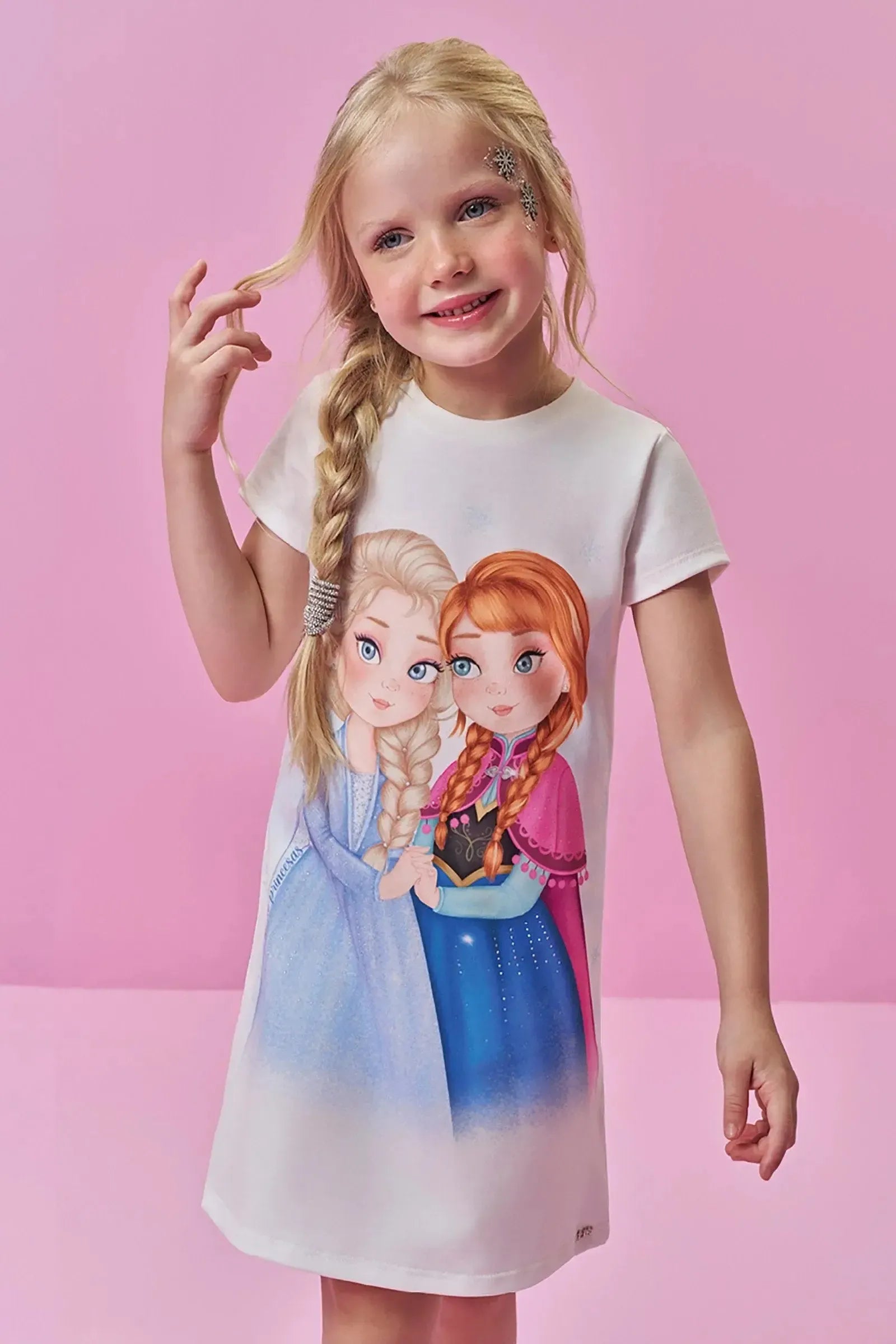 Vestido em Molecotton 96832 Kukiê Infantil Menina