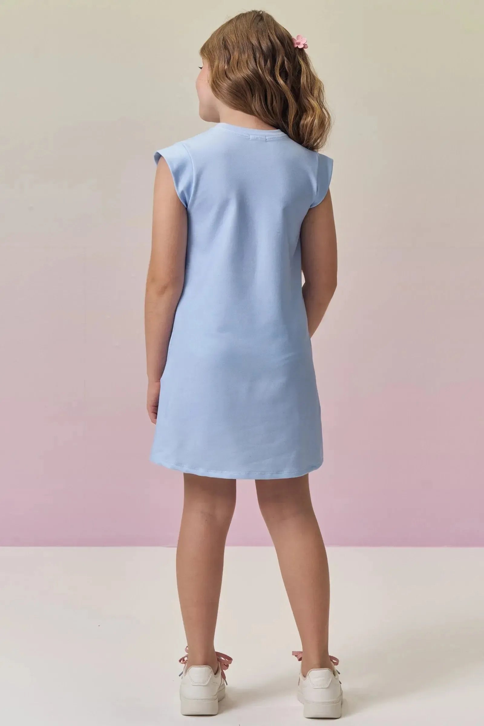 Vestido em Molecotton 96993 Vic&Vicky Teen Menina