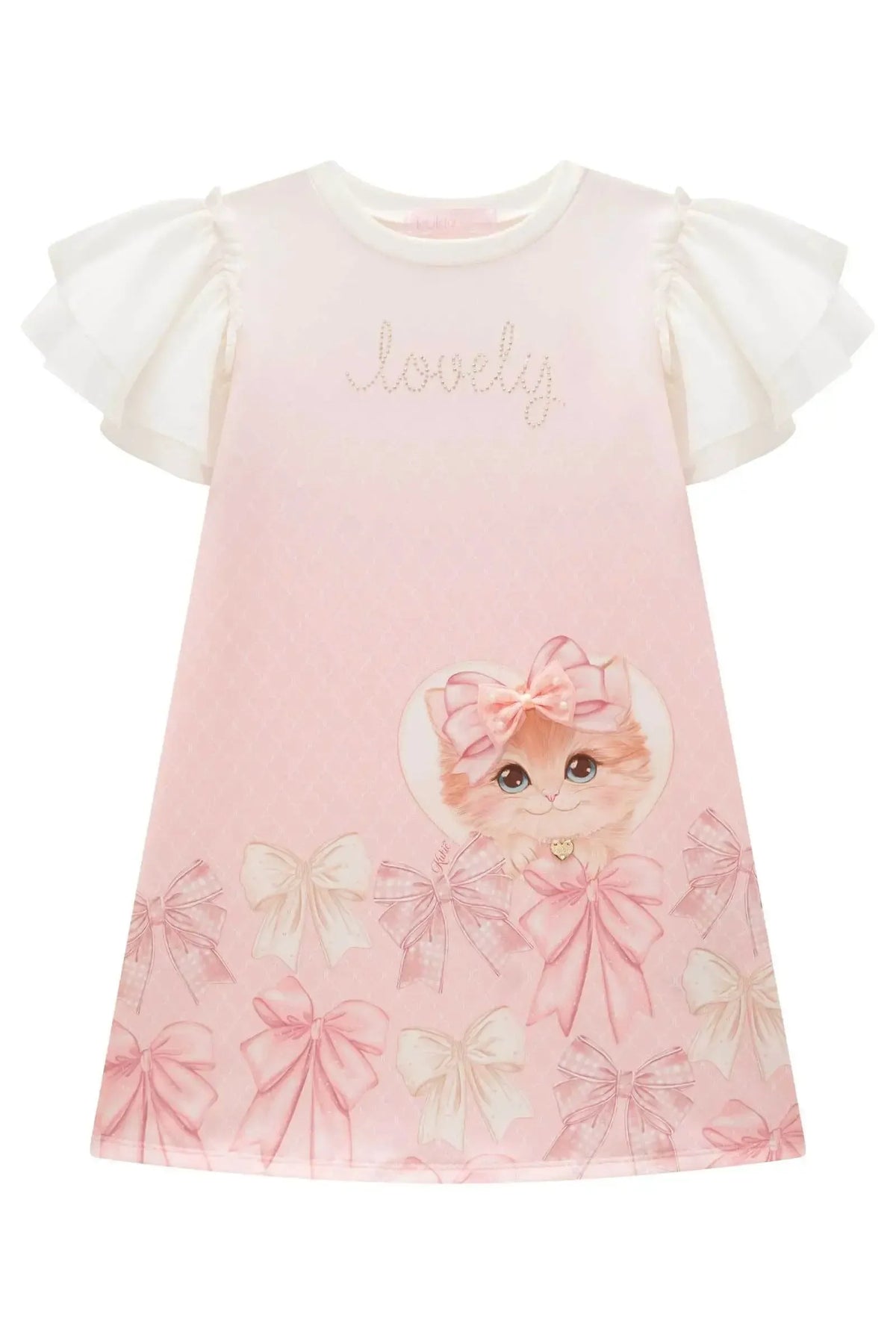 Vestido em Molecotton 98662 Kukiê Infantil Menina