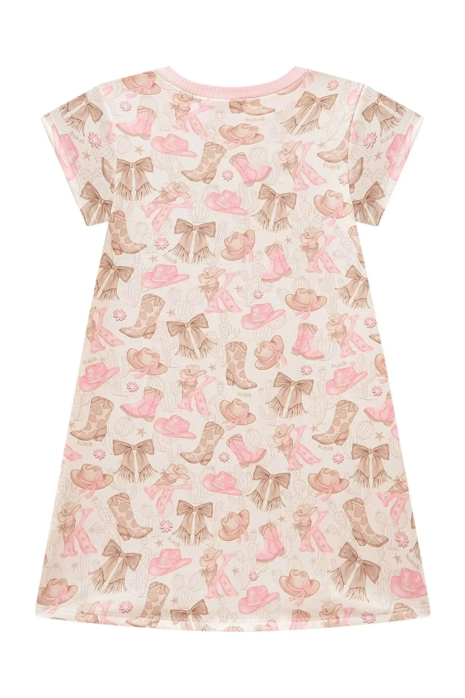 Vestido em Molecotton 99436 Kukiê Infantil Menina
