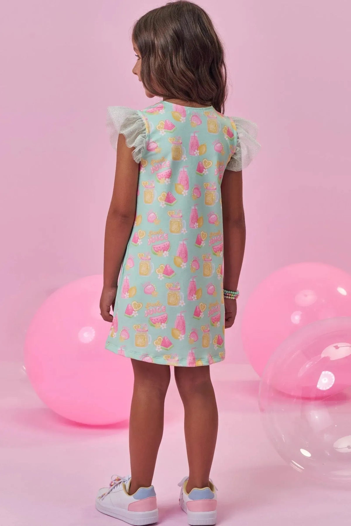 Vestido em Molecotton 99624 Kukiê Infantil Menina
