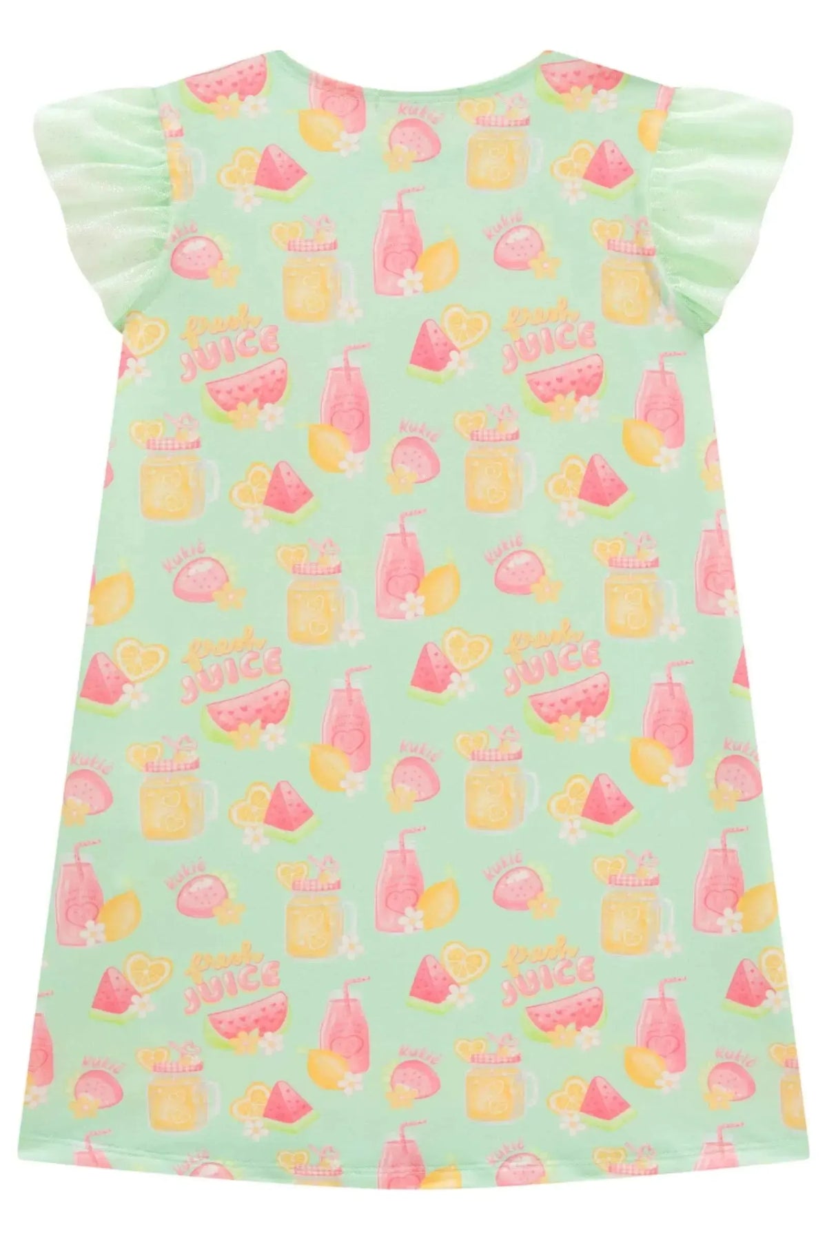 Vestido em Molecotton 99624 Kukiê Infantil Menina