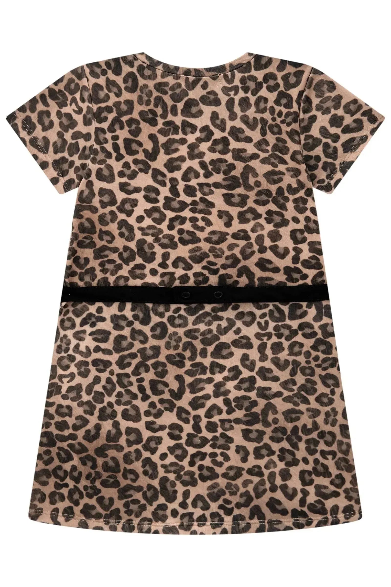 Vestido em Molecotton. Acompanha Pochete 85555 Infanti Infantil Menina