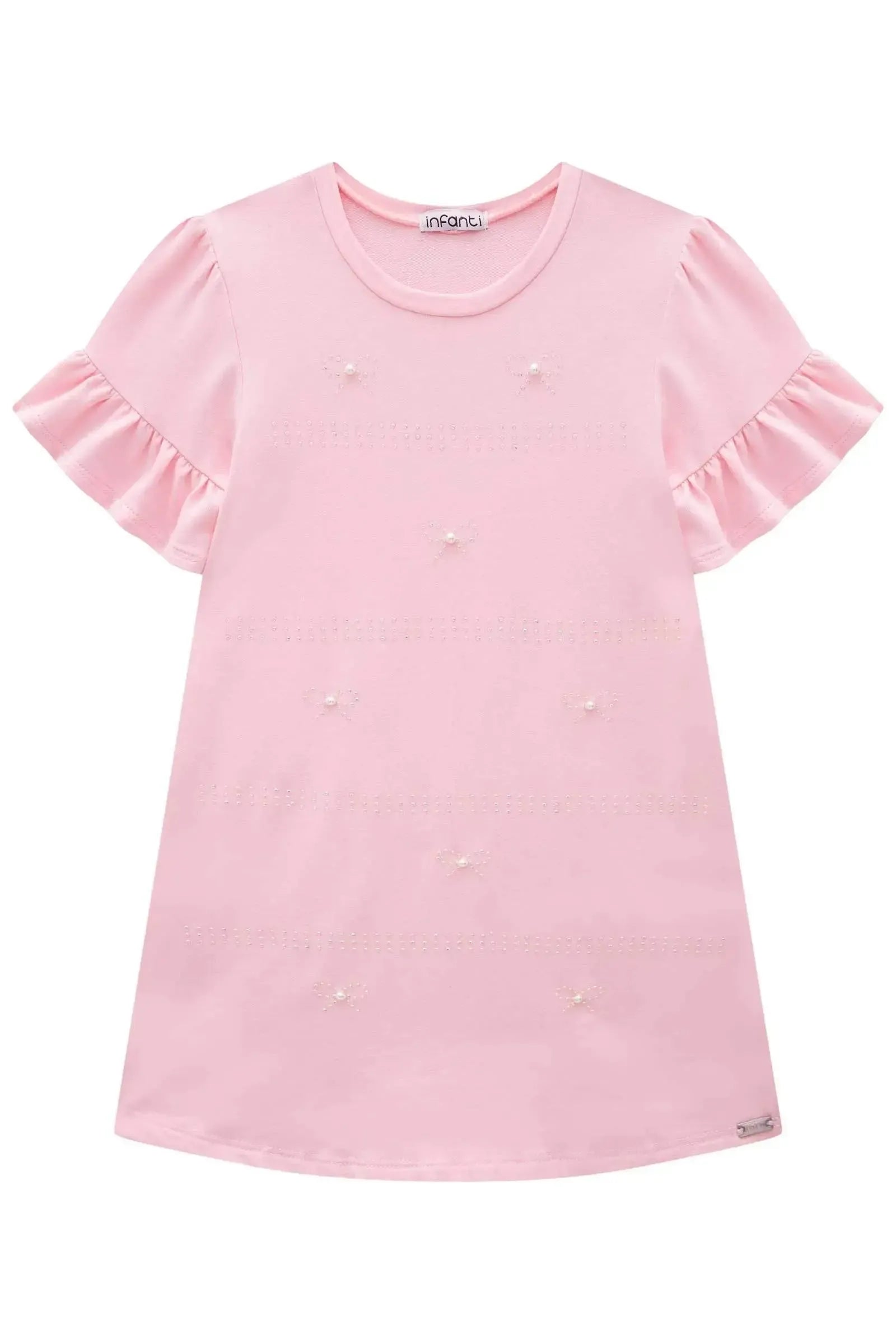 Vestido em Molevisco 84007 Infanti Infantil Menina