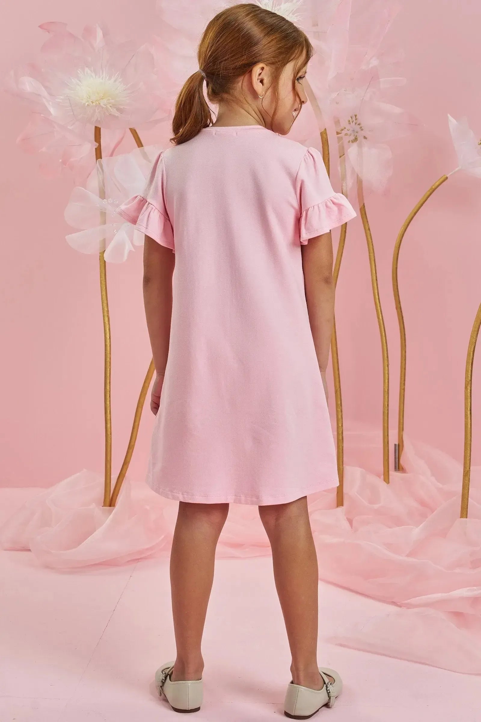 Vestido em Molevisco 84007 Infanti Infantil Menina