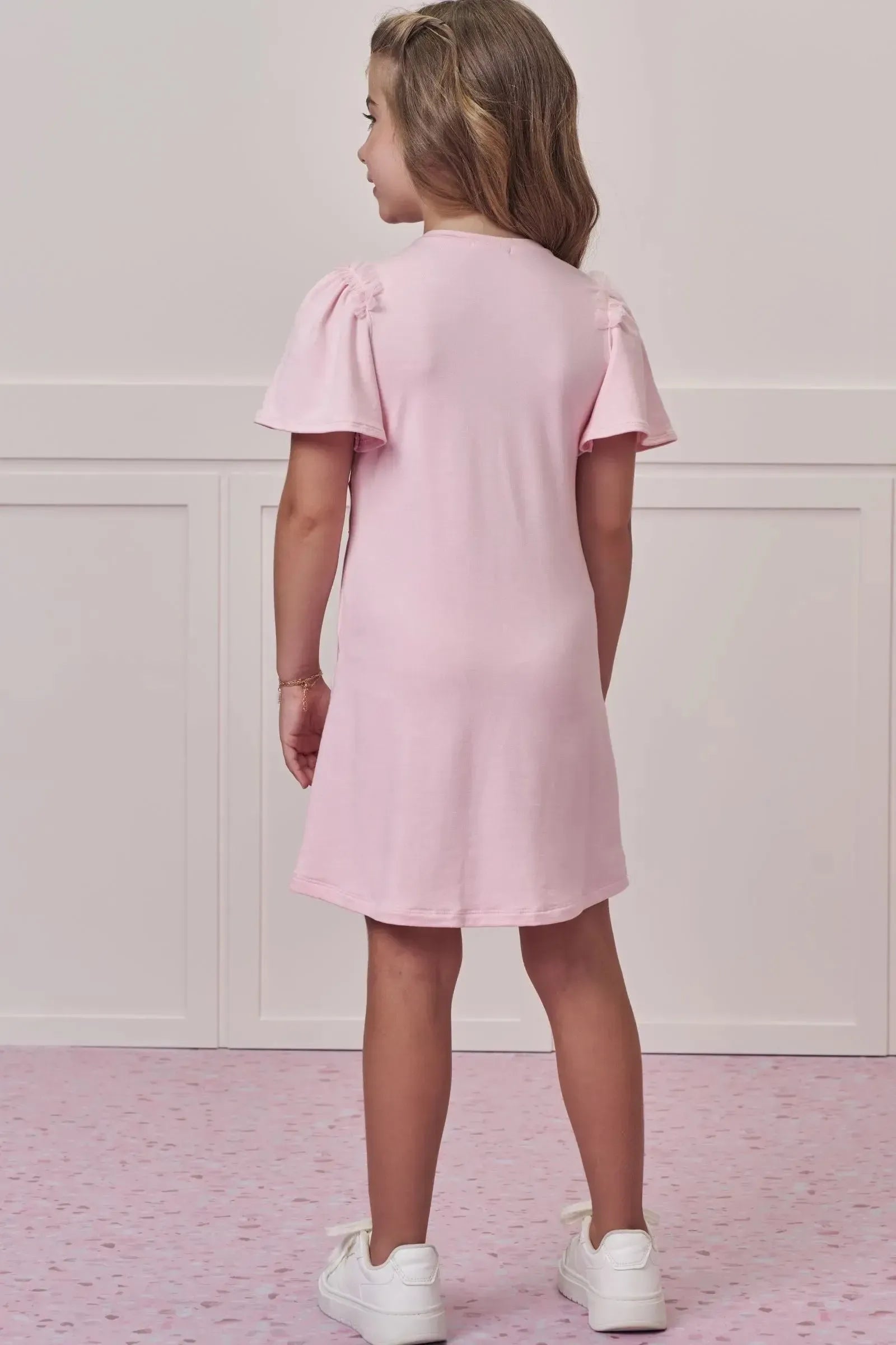 Vestido em Molevisco 98765 Infanti Infantil Menina