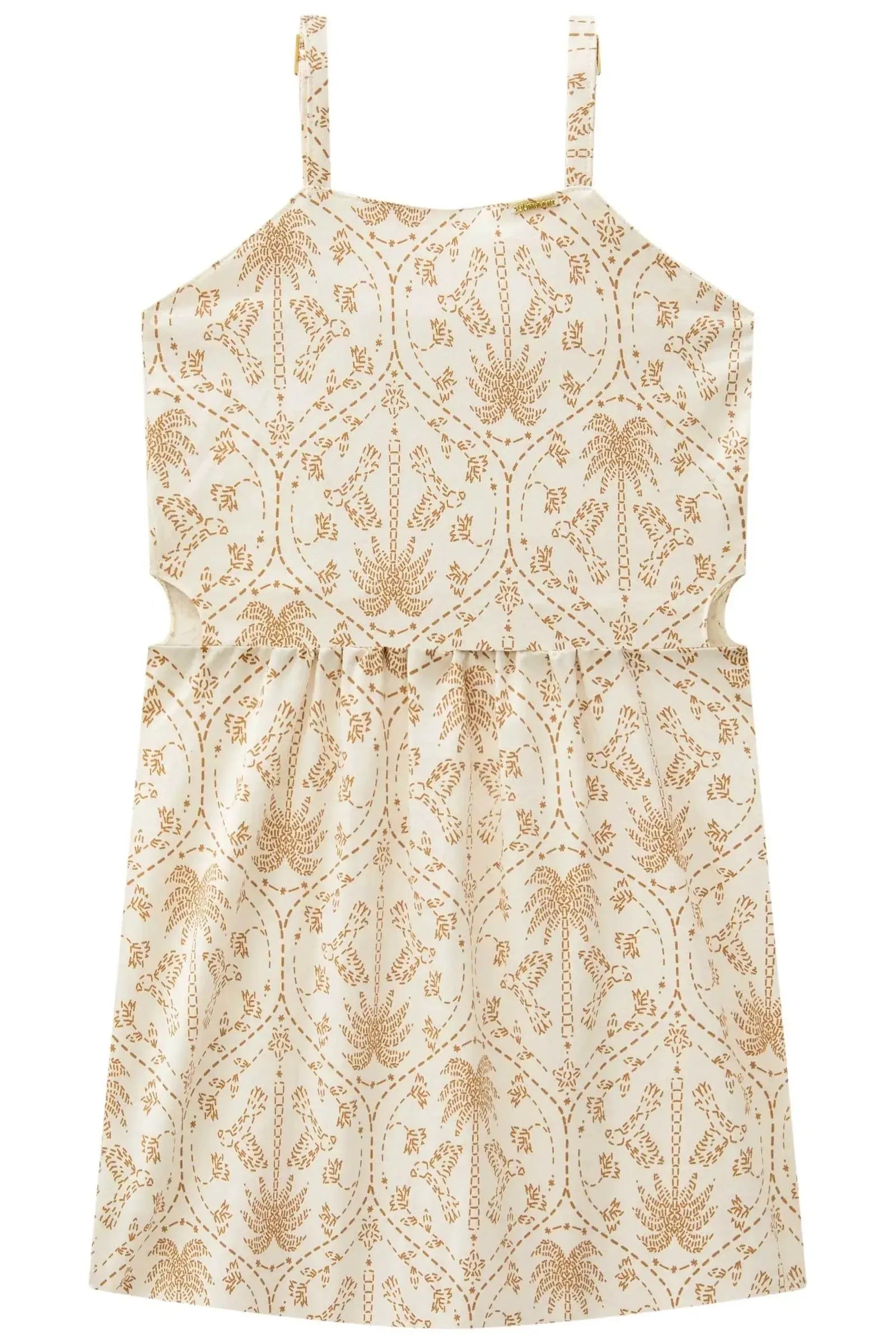 Vestido em Sarja com Elastano 87642 Lilimoon Teen Menina