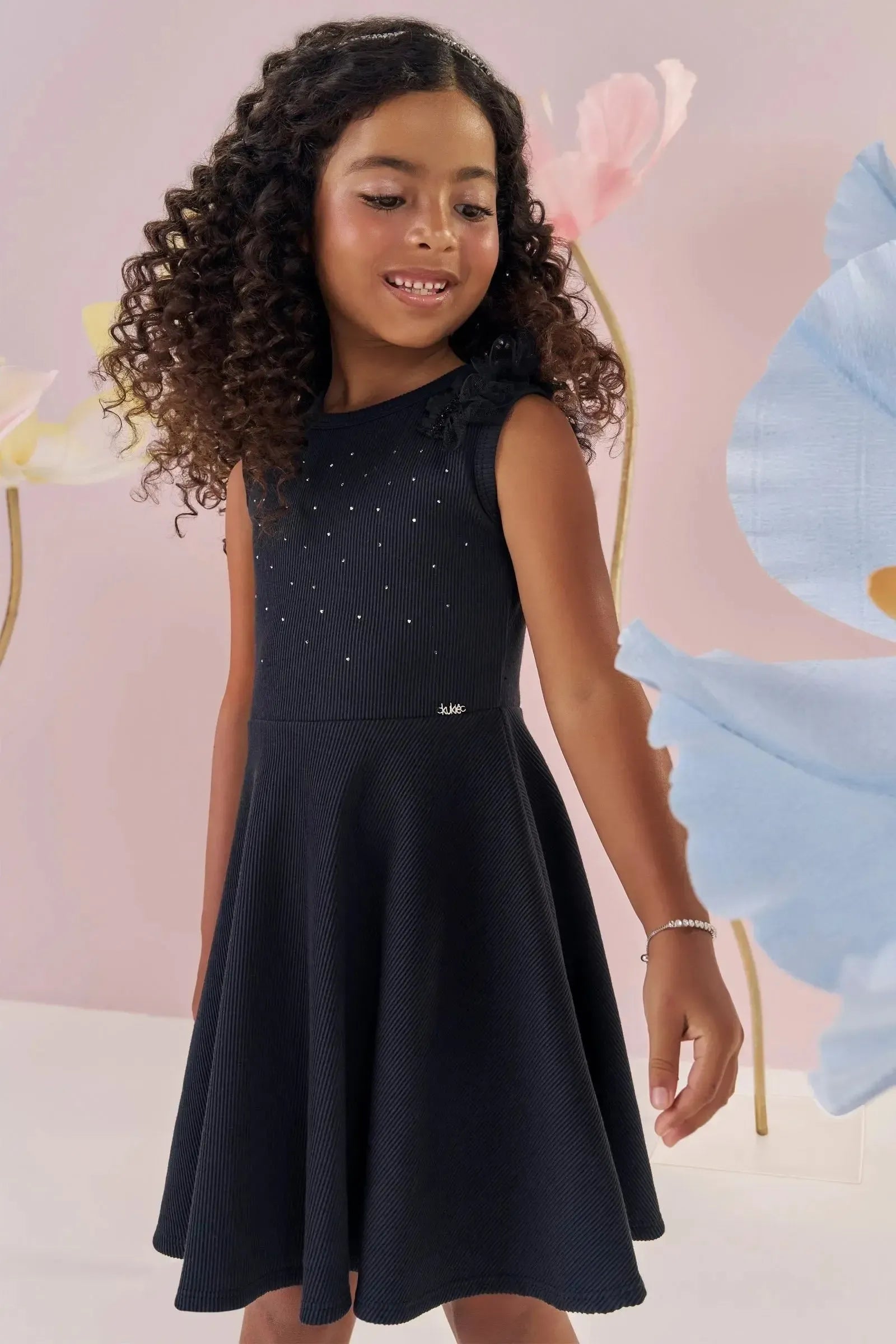 Vestido em Soft Line 86980 Kukiê Infantil Menina