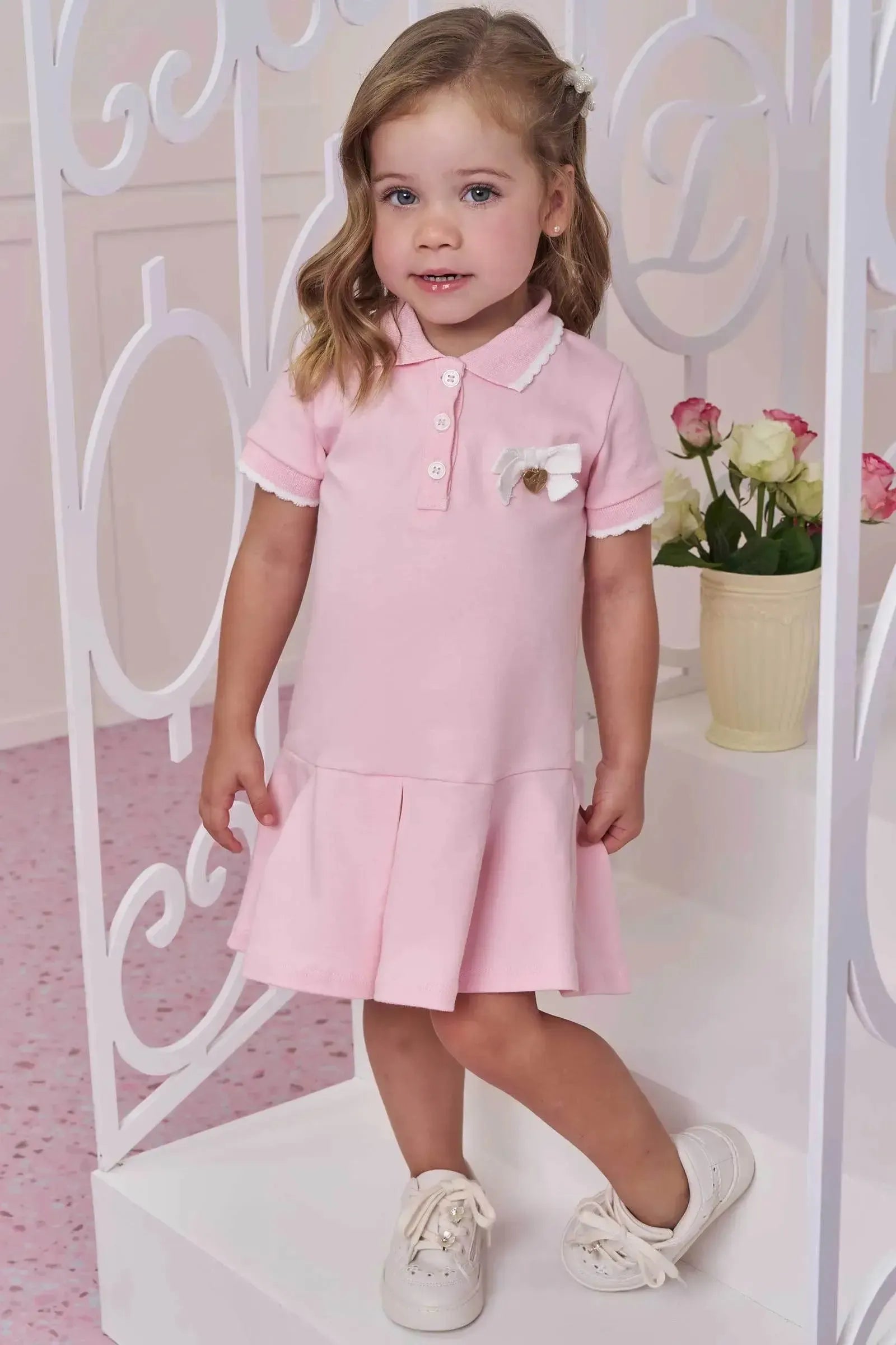 Vestido em Suedine 99150 Infanti Infantil Menina