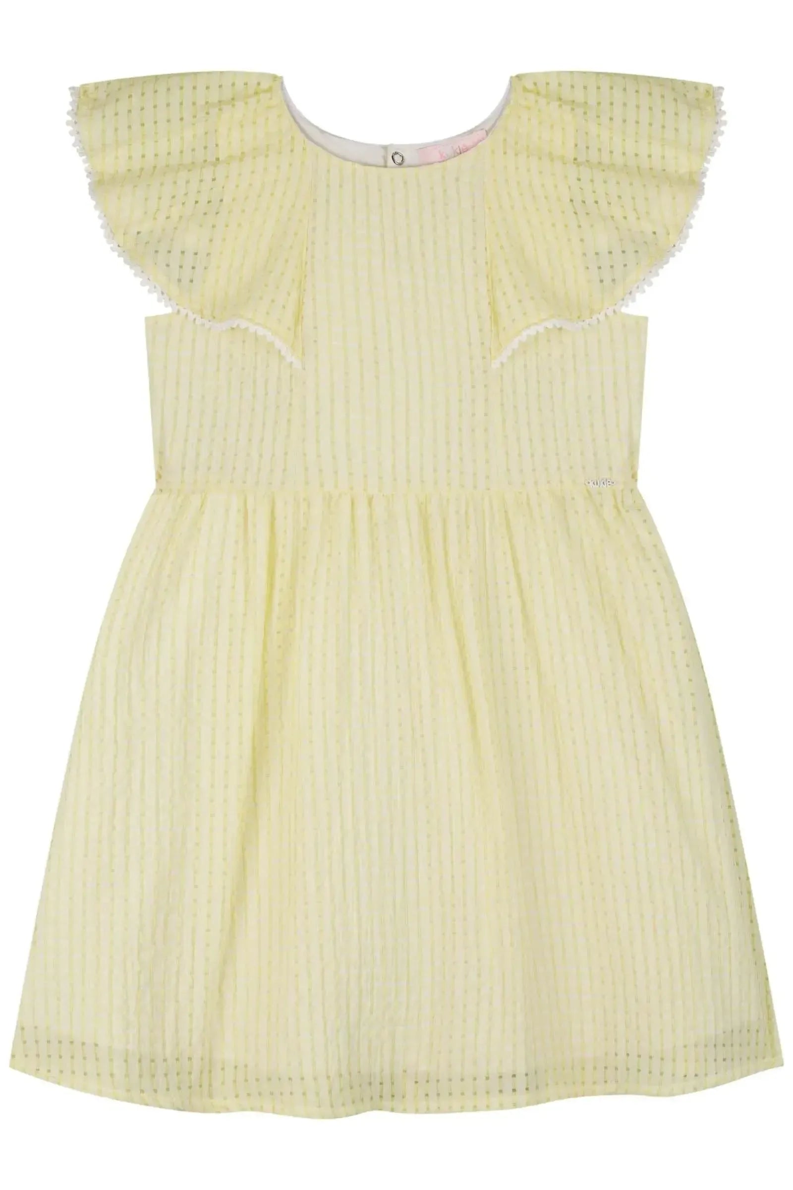Vestido em Tecido Vichy 84223 Kukiê Infantil Menina