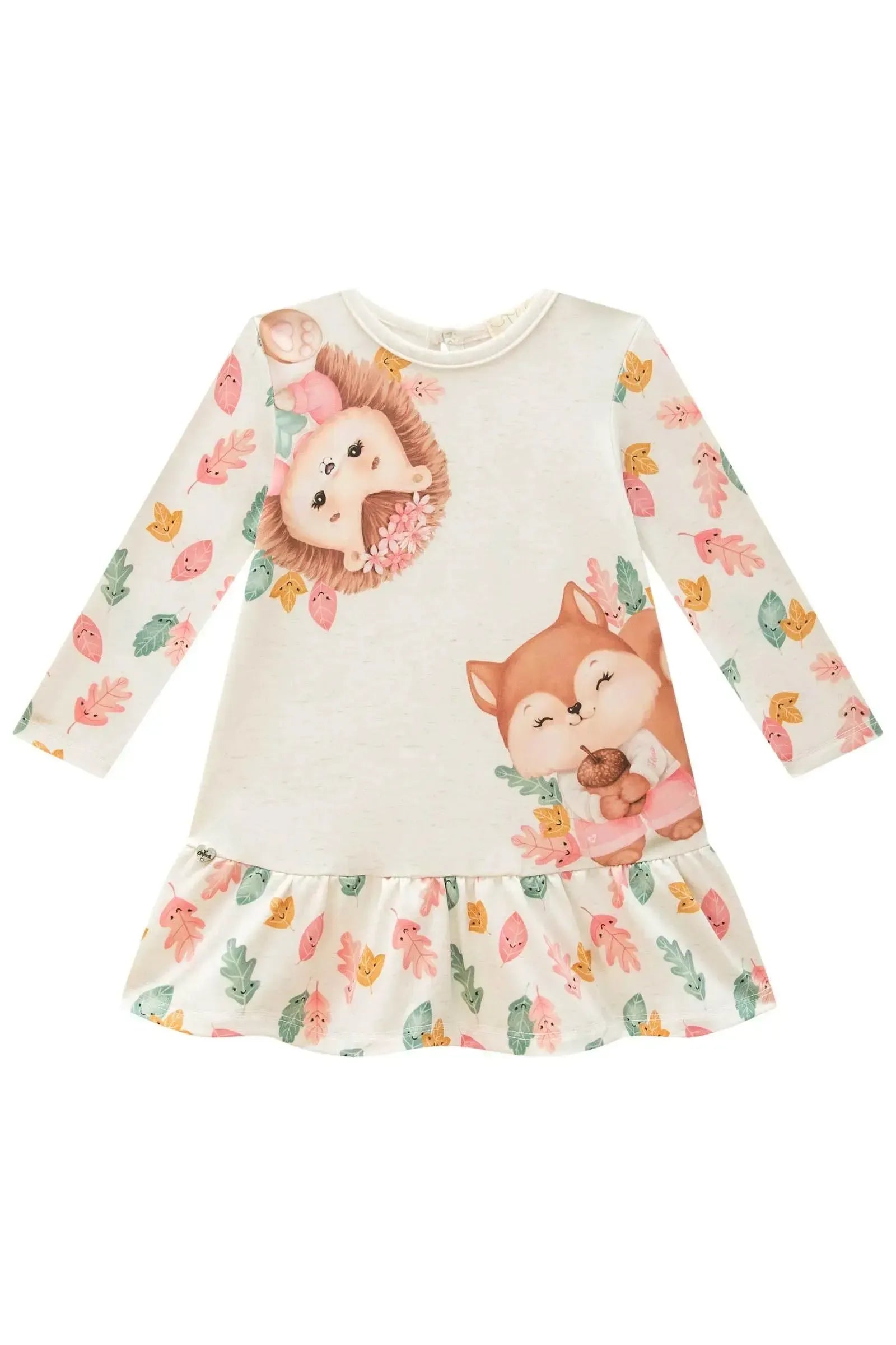 Vestido em Termoskin Peluciado 89208 Infanti Bebê Menina
