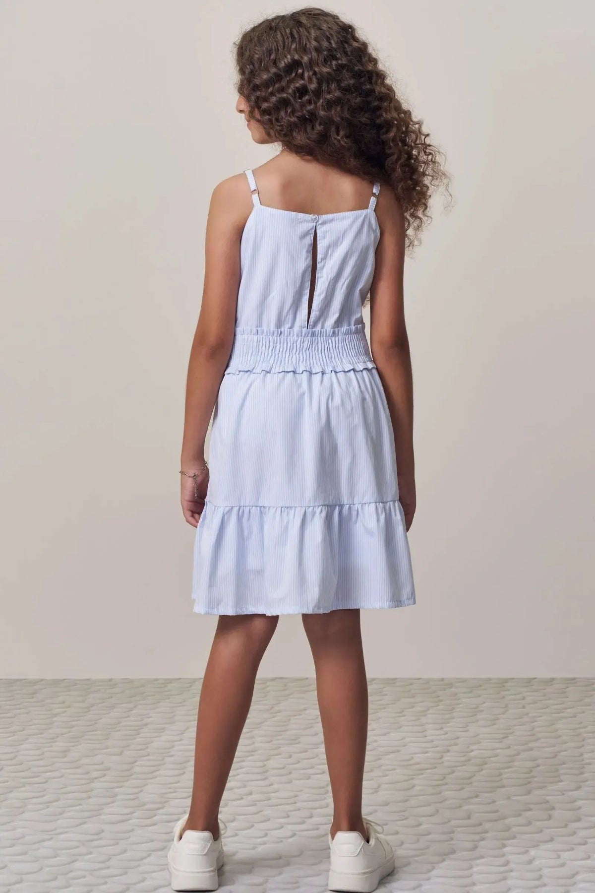 Vestido em Tricoline Andes 98973 Lilimoon Teen Menina