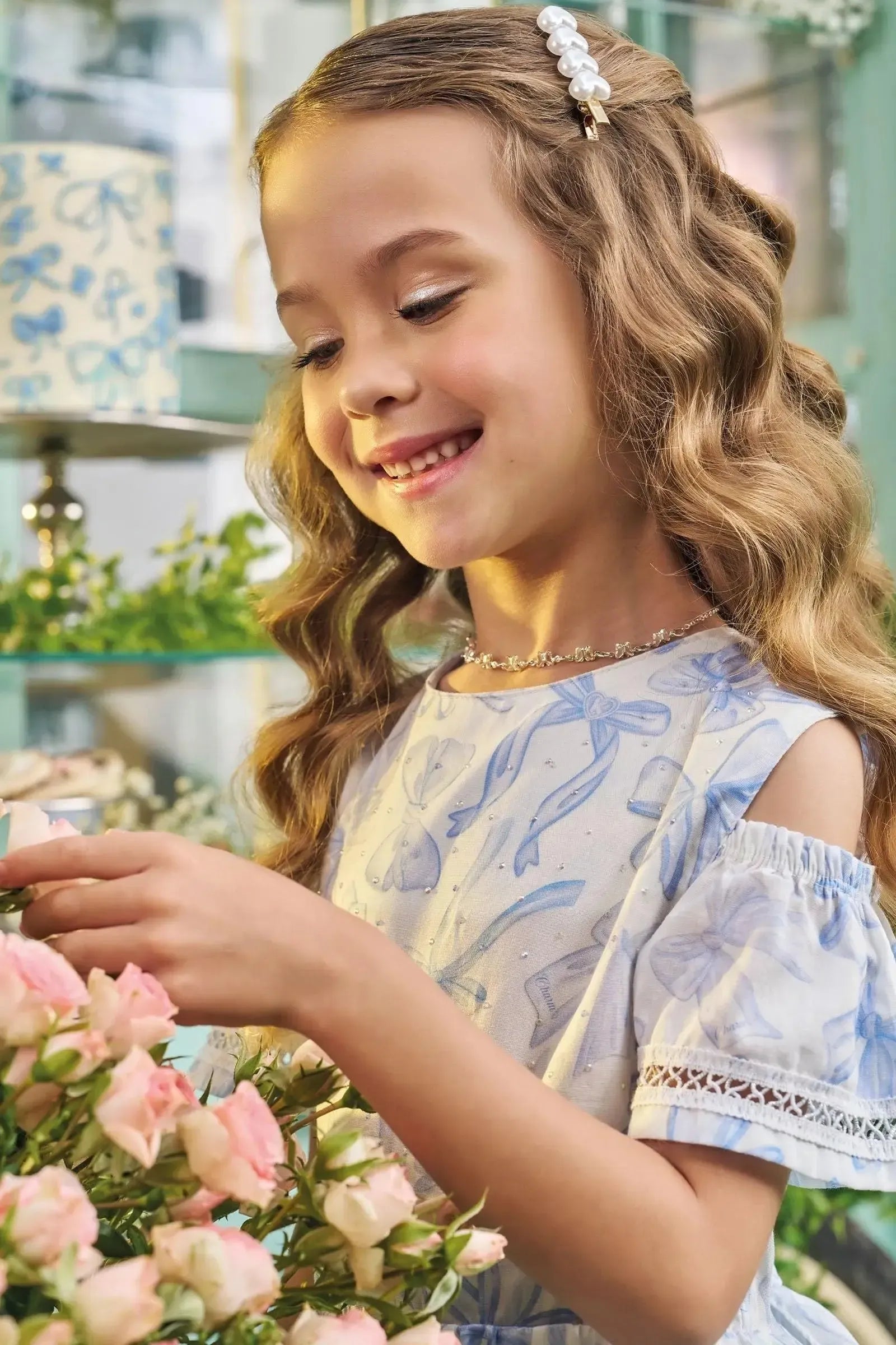 Vestido em Tricoline com Elastano 83190 Kukiê Infantil Menina