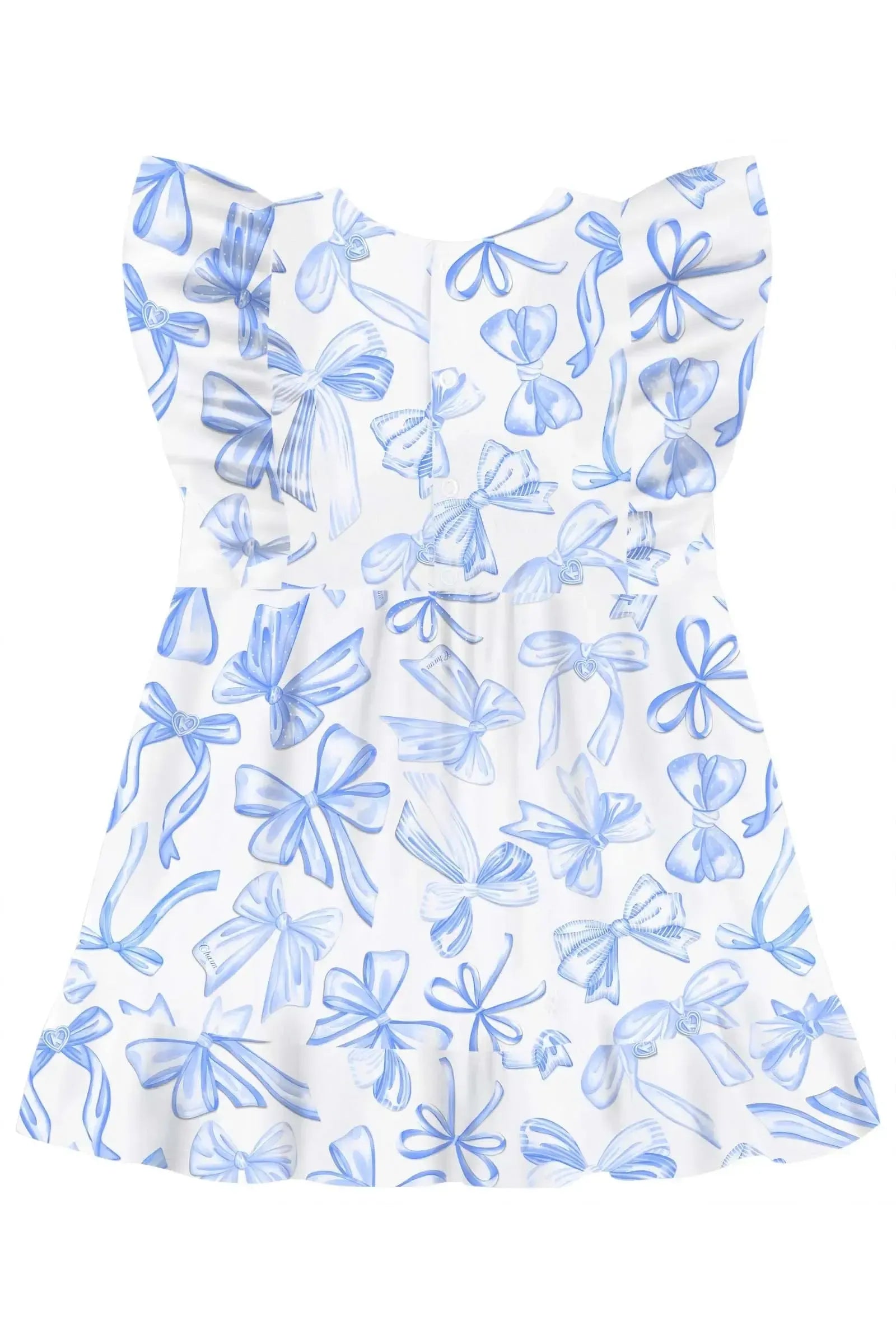 Vestido em Tricoline com Elastano 84687 Kukiê Bebê Menina