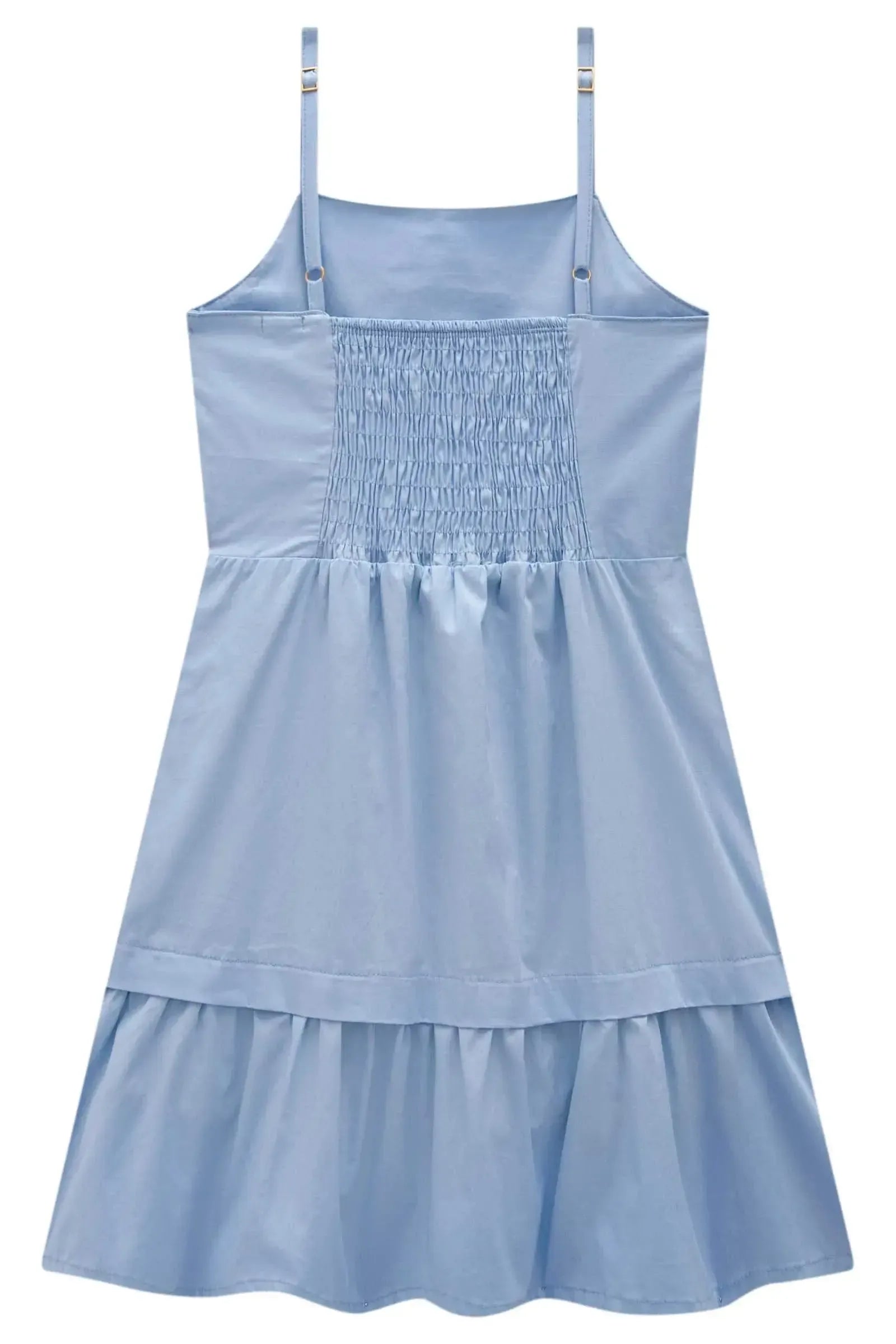 Vestido em Tricoline com Elastano 92709 Vic&Vicky Teen Menina