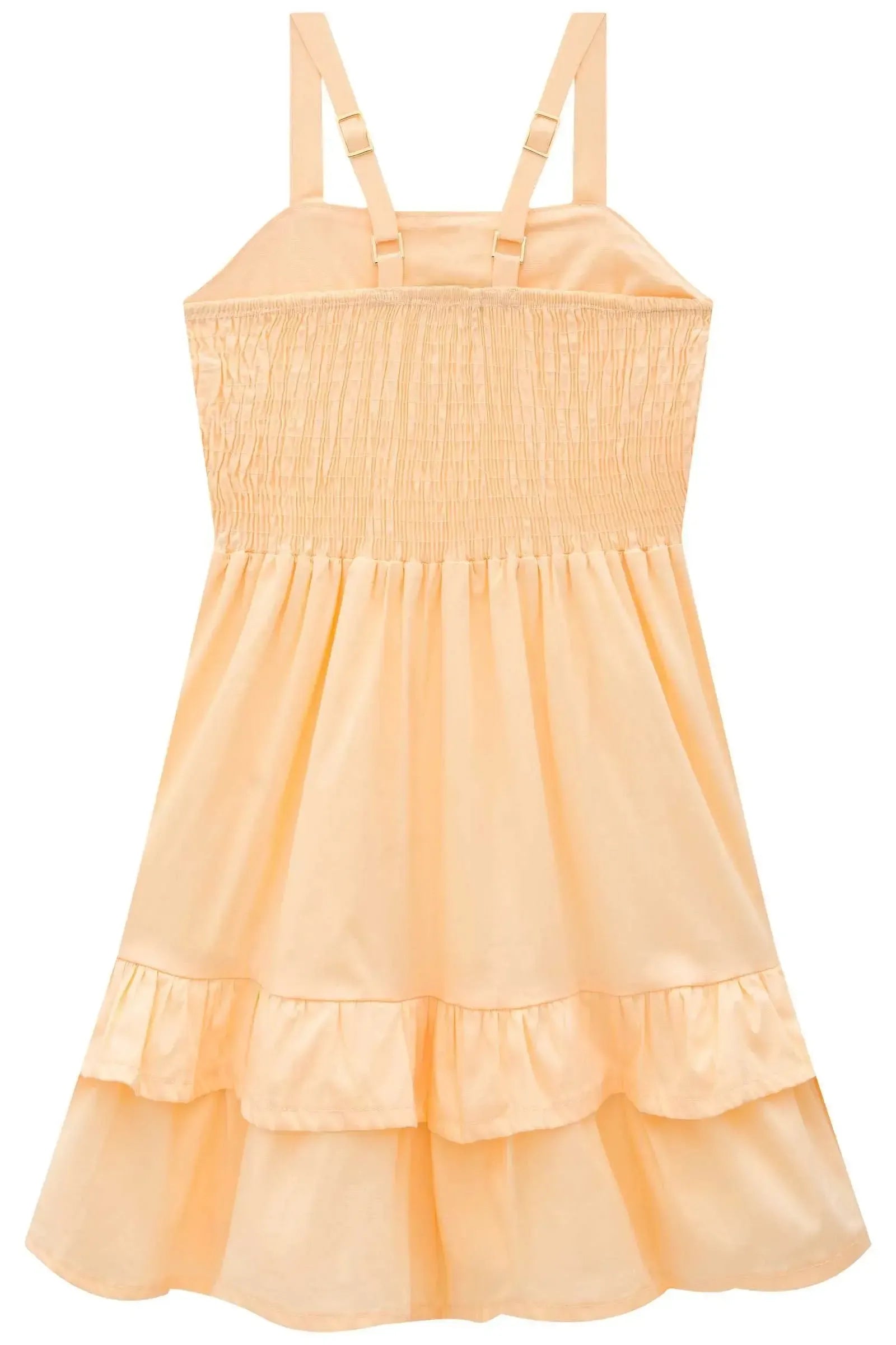 Vestido em Tricoline Mônaco com Elastano 95517 Lilimoon Teen Menina