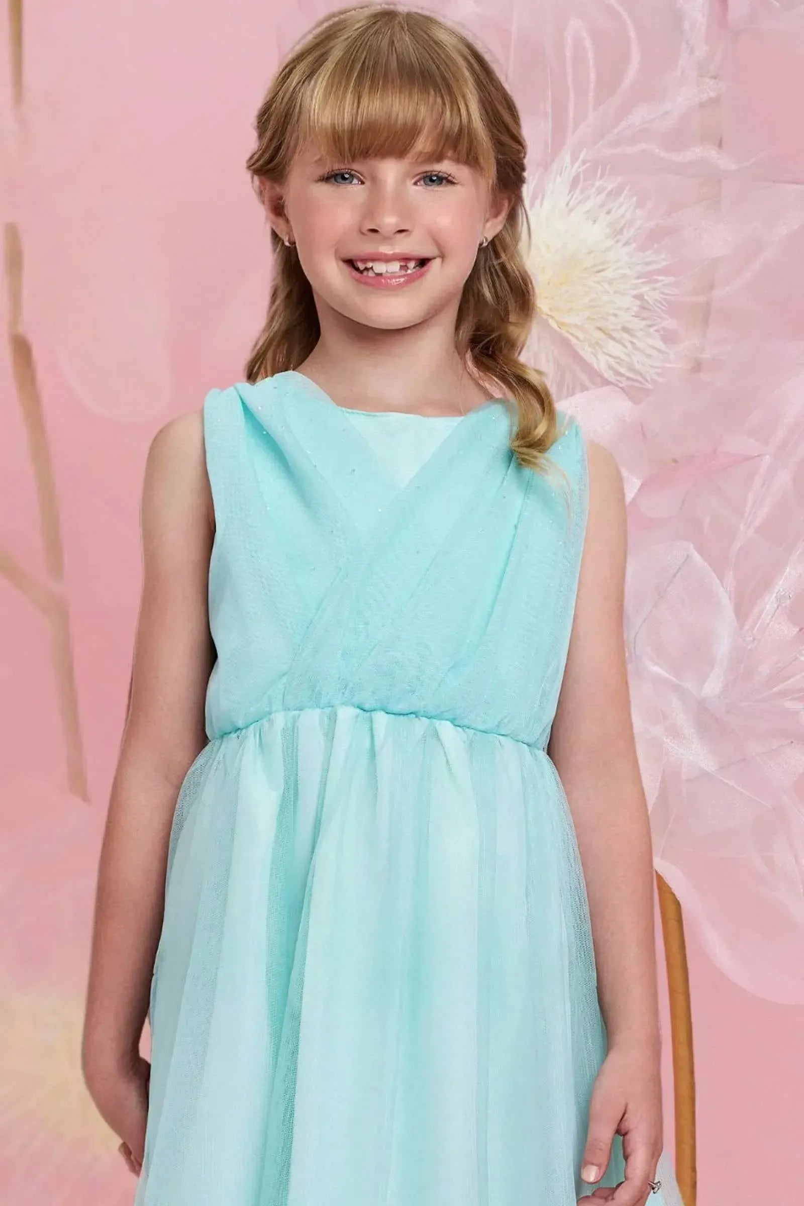 Vestido em Tule 84010 Infanti Infantil Menina