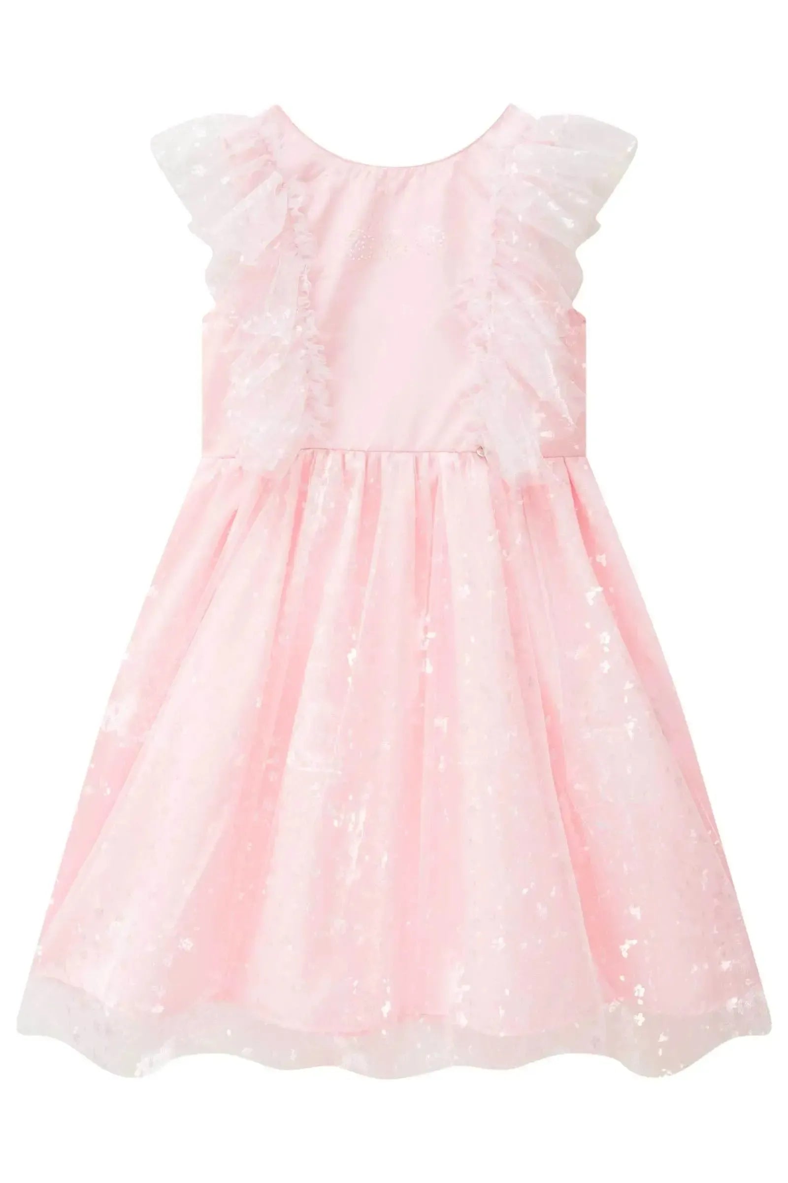 Vestido em Tule Borboleta 87184 Infanti Infantil Menina