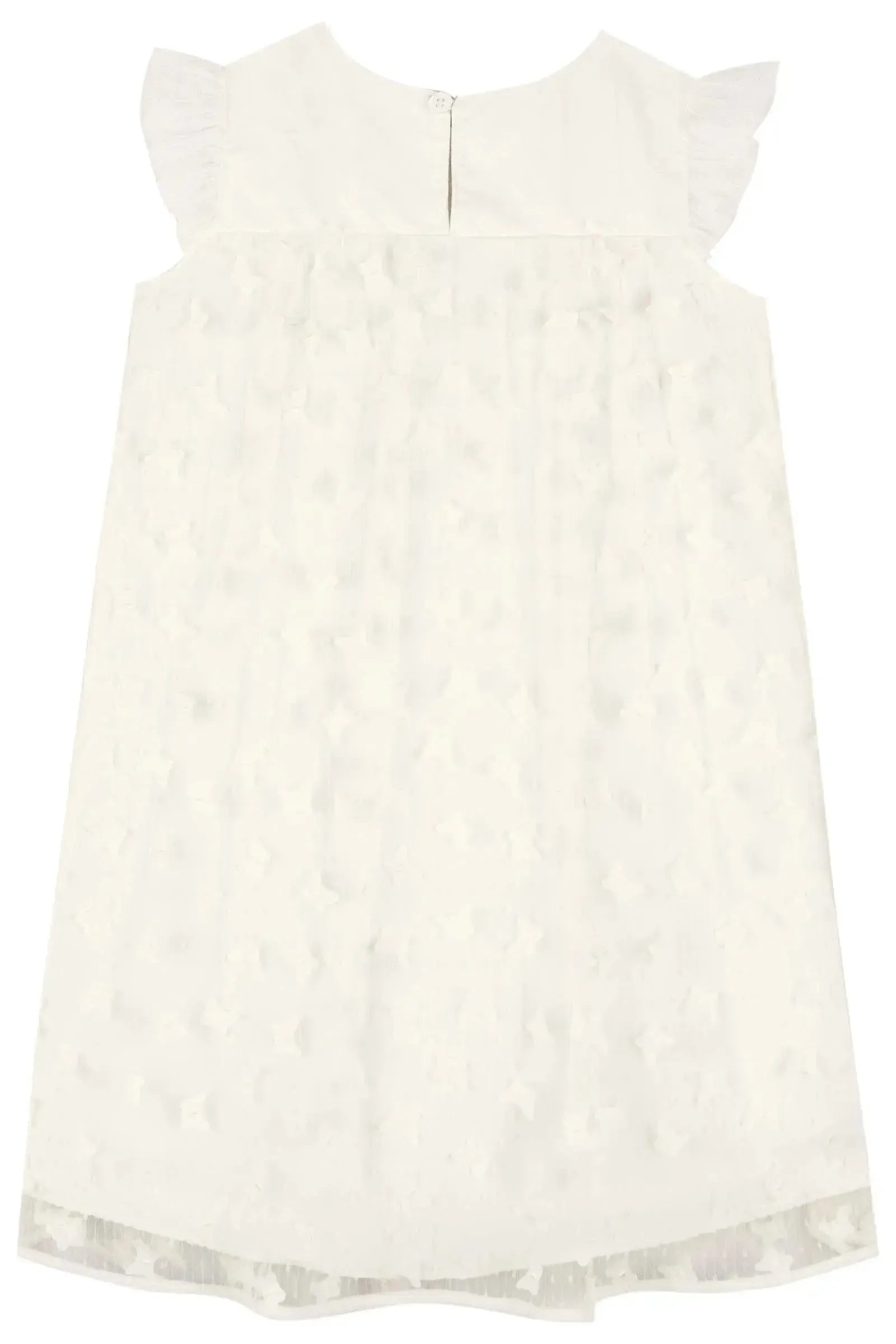 Vestido em Tule Bordado Borboletas 83751 Kukiê Infantil Menina