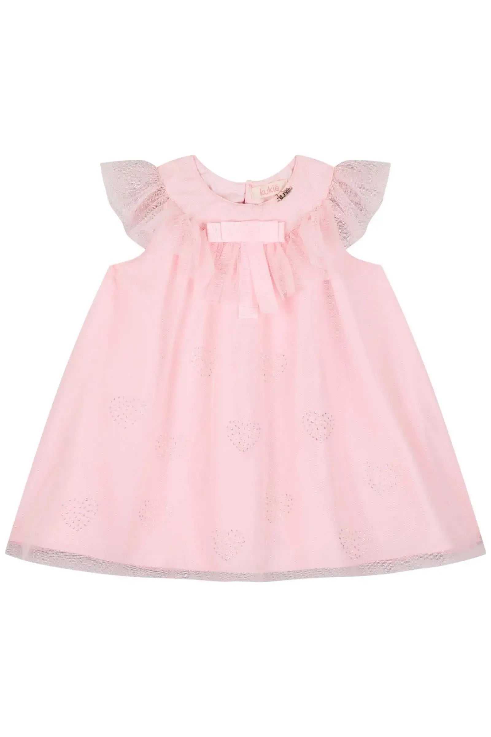 Vestido em Tule com Elastano 84280 Kukiê Bebê Menina