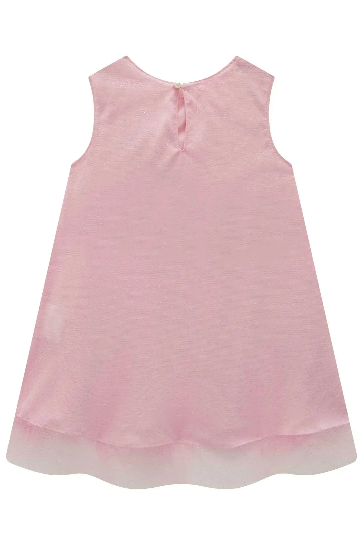 Vestido em Tule Glitter 98853 Kukiê Bebê Menina