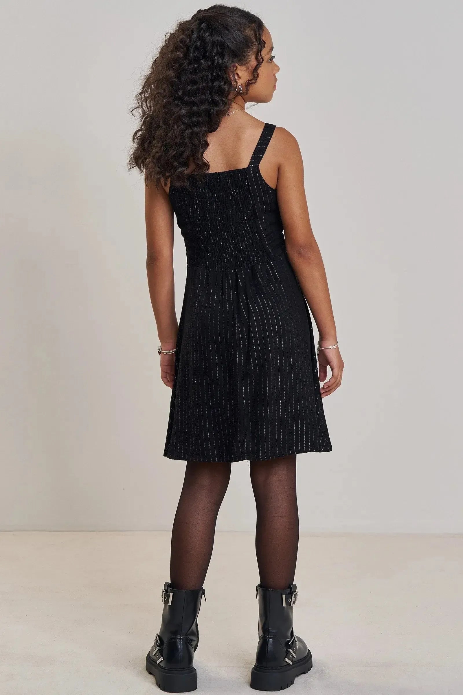 Vestido em Visco Shine 90141 Vic&Vicky Teen Menina