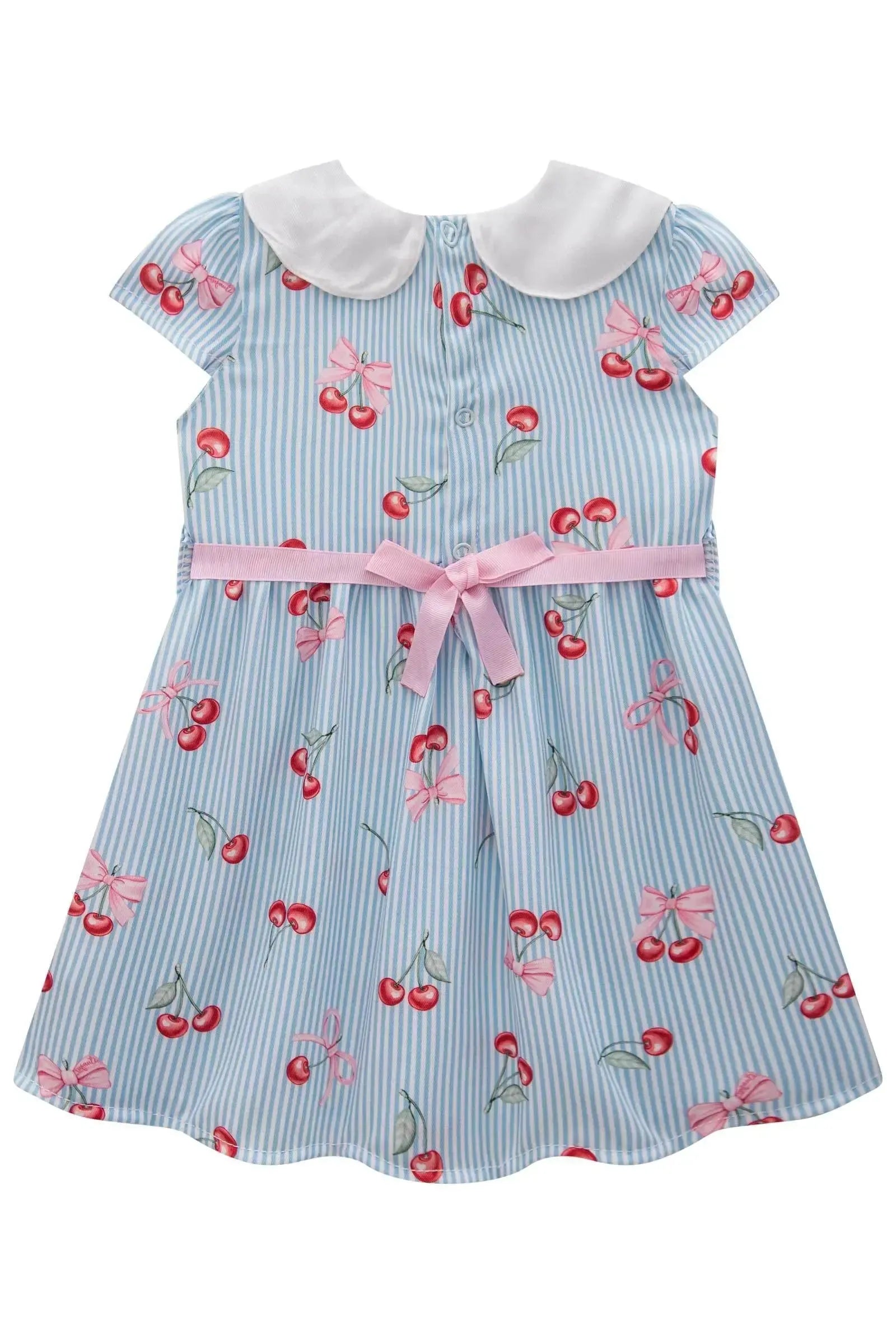 Vestido em Visco Twill 83591 Infanti Bebê Menina