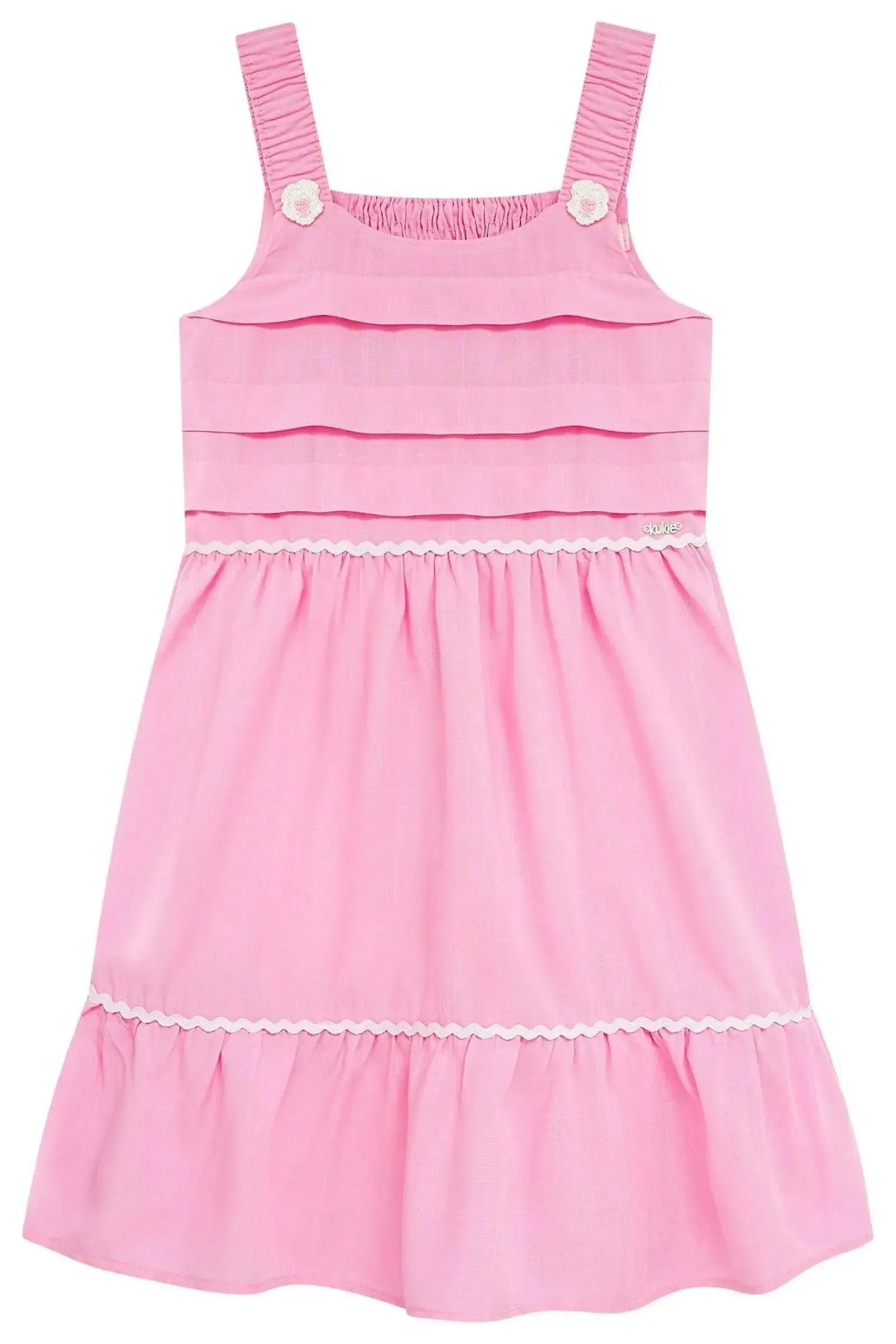 Vestido em Viscose 96394 Kukiê Infantil Menina
