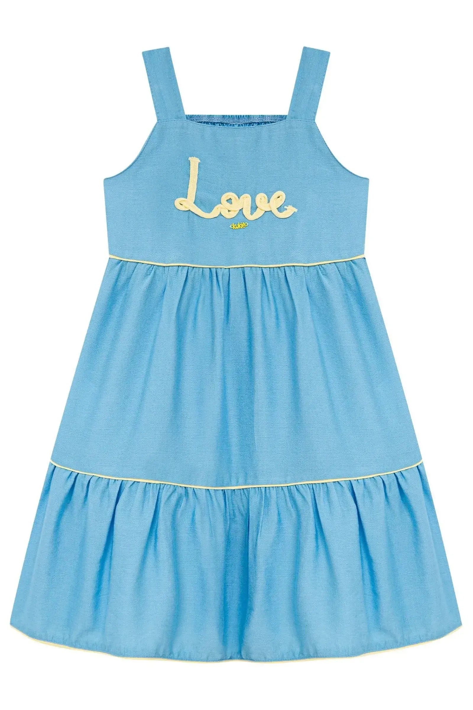 Vestido em Viscose 96702 Kukiê Infantil Menina