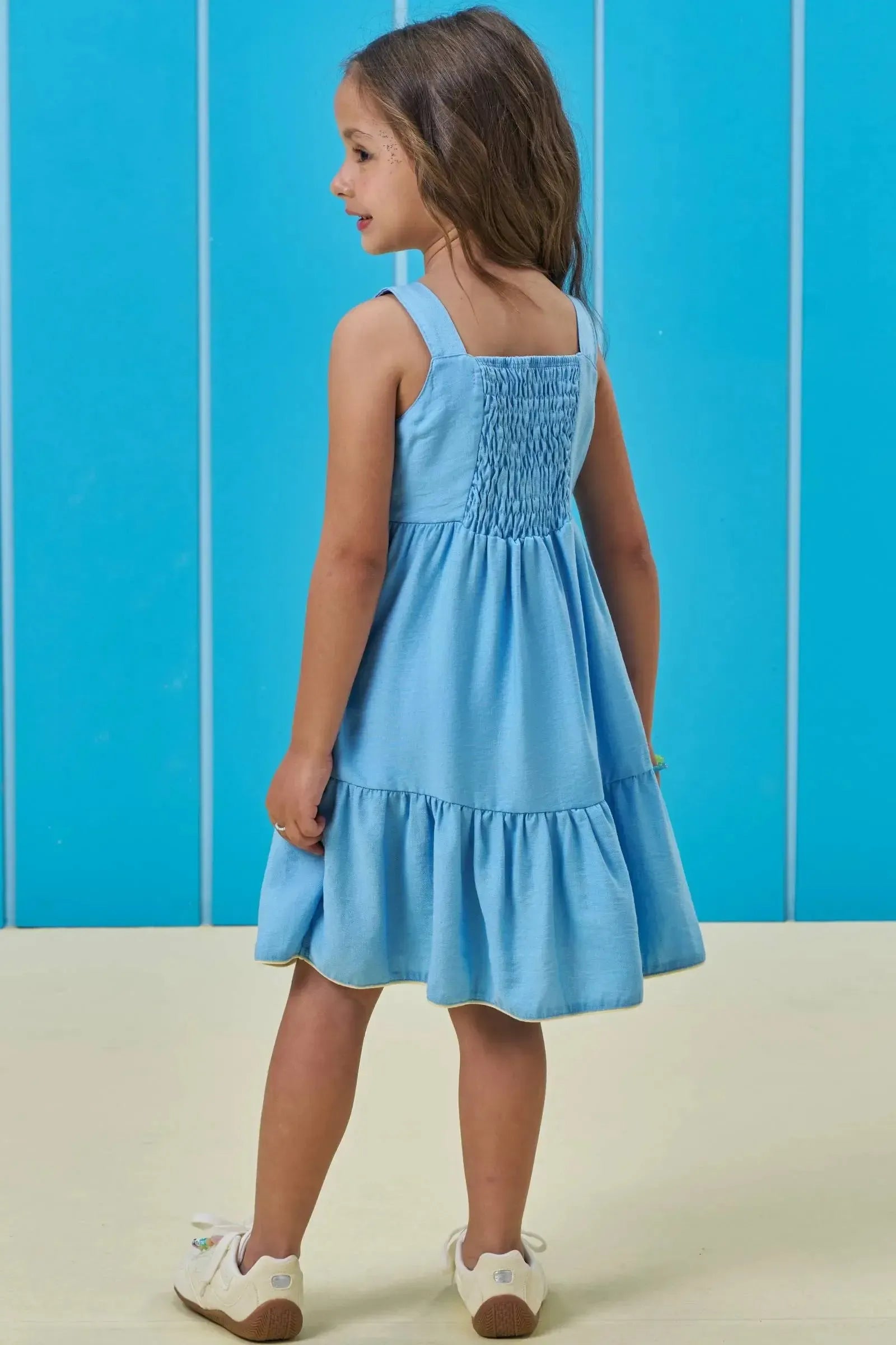 Vestido em Viscose 96702 Kukiê Infantil Menina