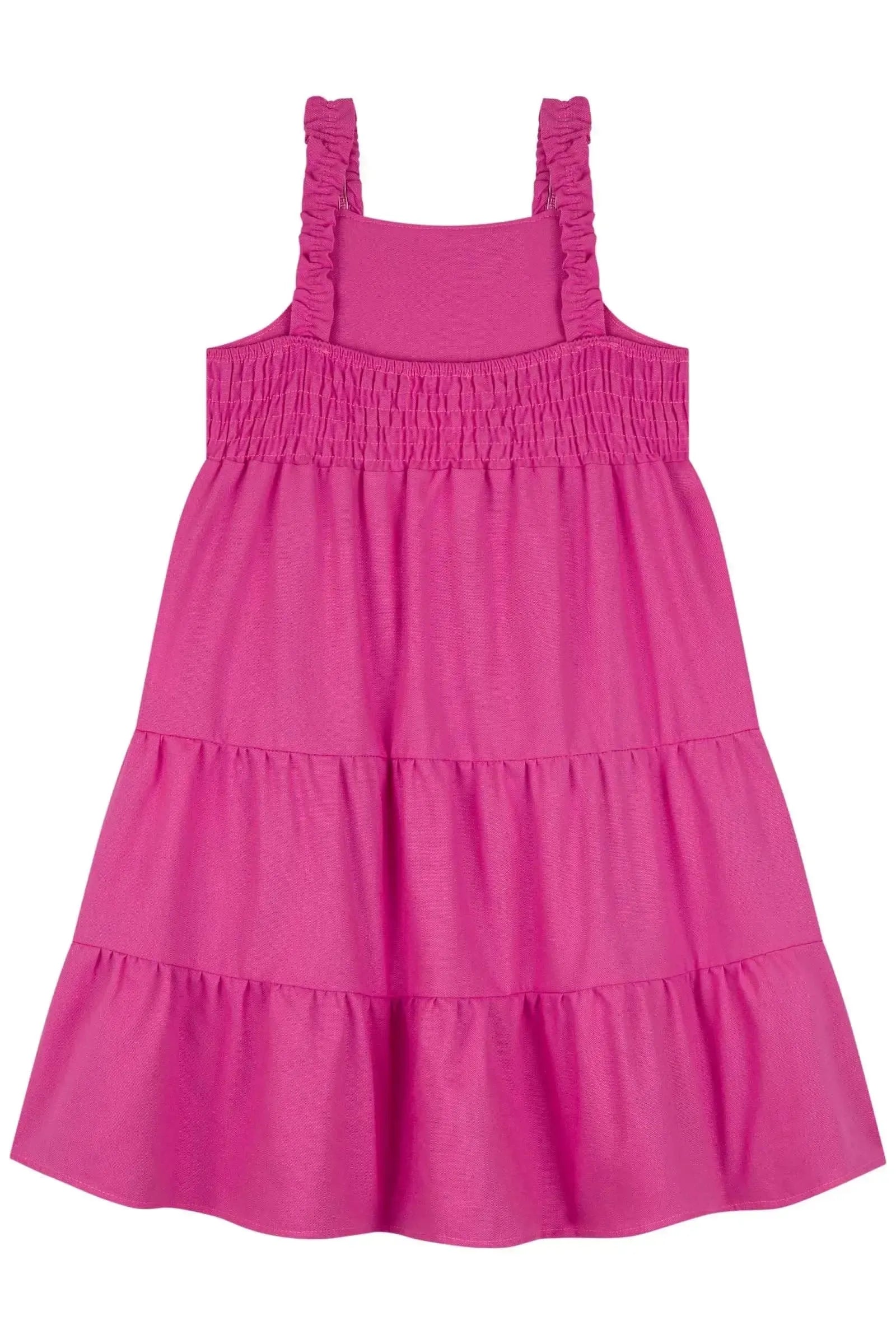 Vestido em Viscose Linho 85647 Kukiê Infantil Menina