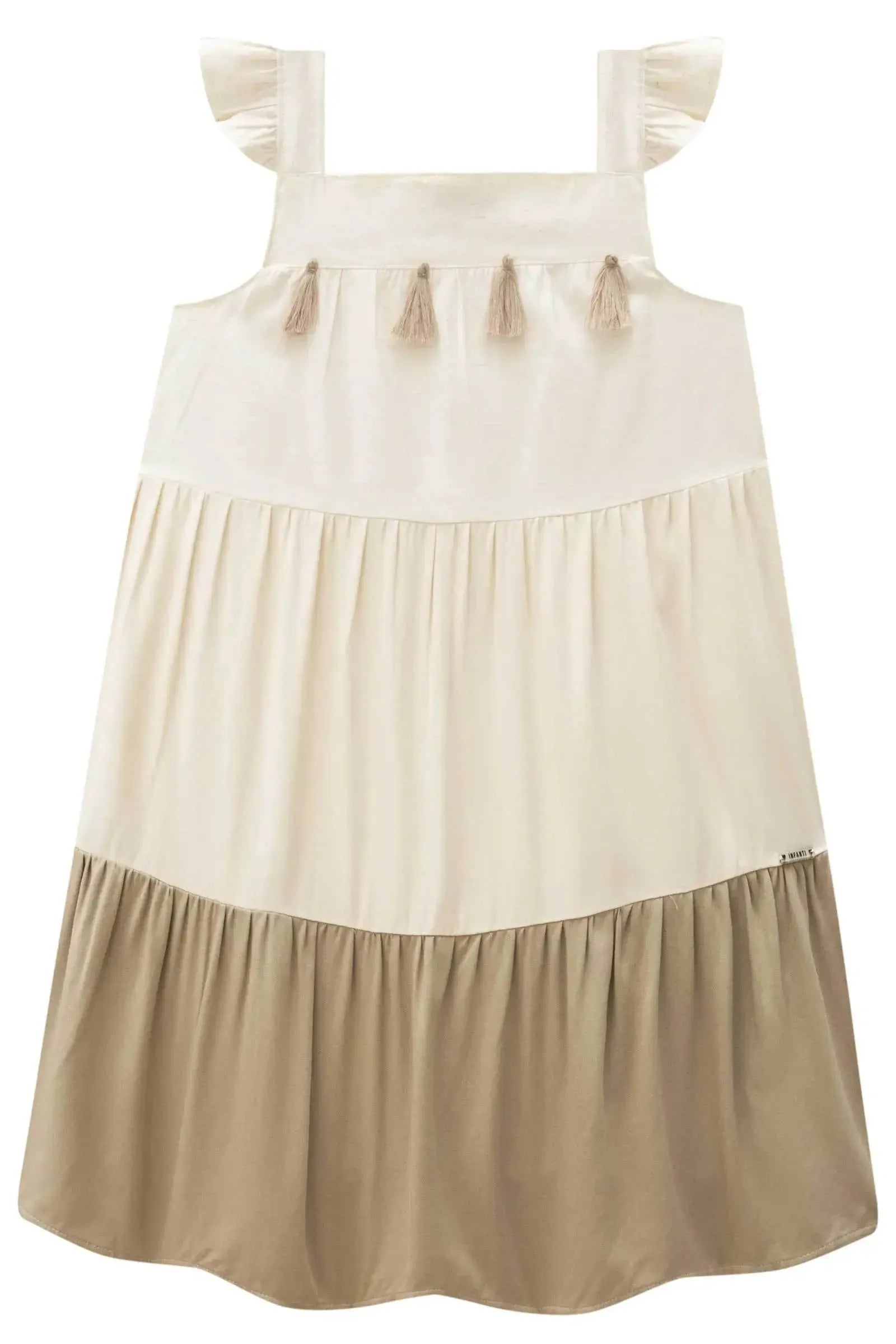 Vestido em Viscose Lírio 89107 Infanti Infantil Menina