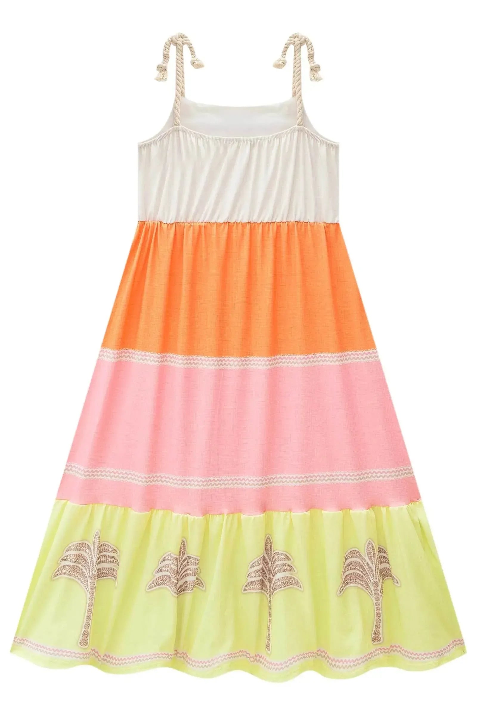 Vestido Midi em Malha Fresh 82932 Infanti Infantil Menina