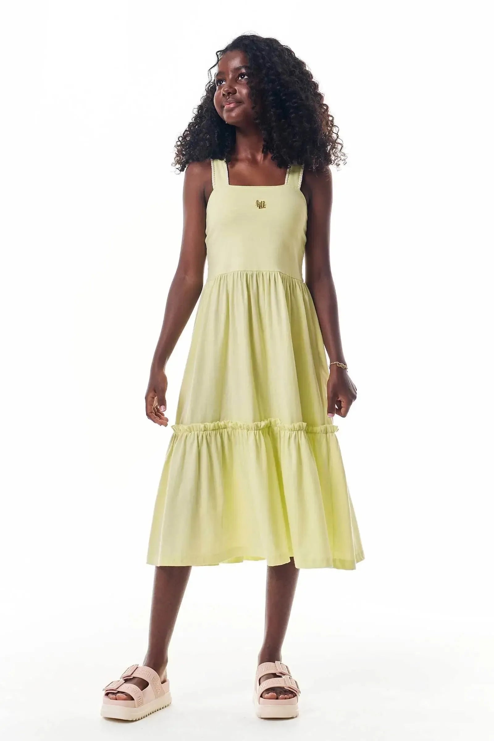 Vestido Midi em Meia Malha 92745 Lilimoon Teen Menina
