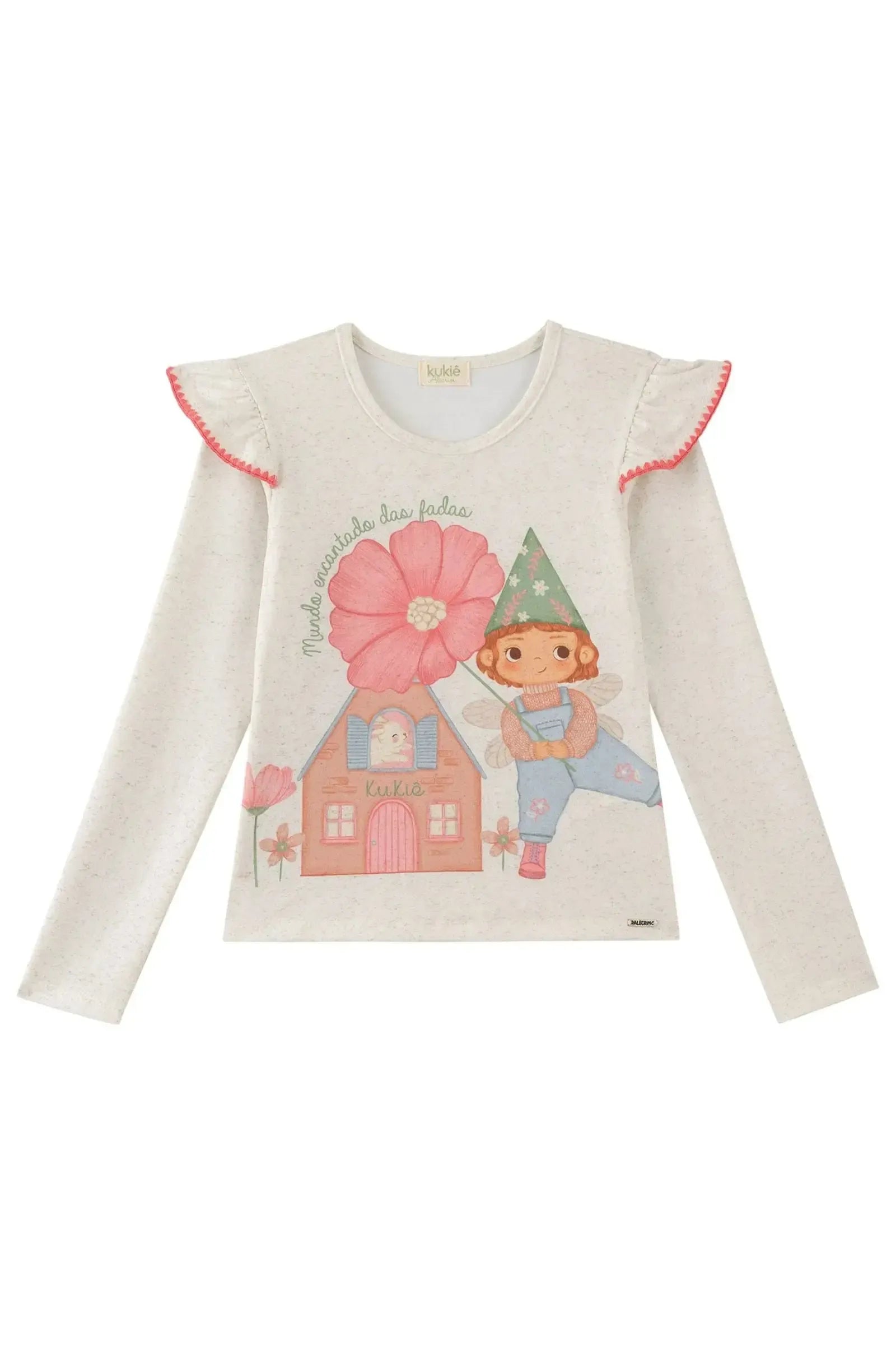 Blusa em Malha Power 89886 Kukiê Infantil Menina