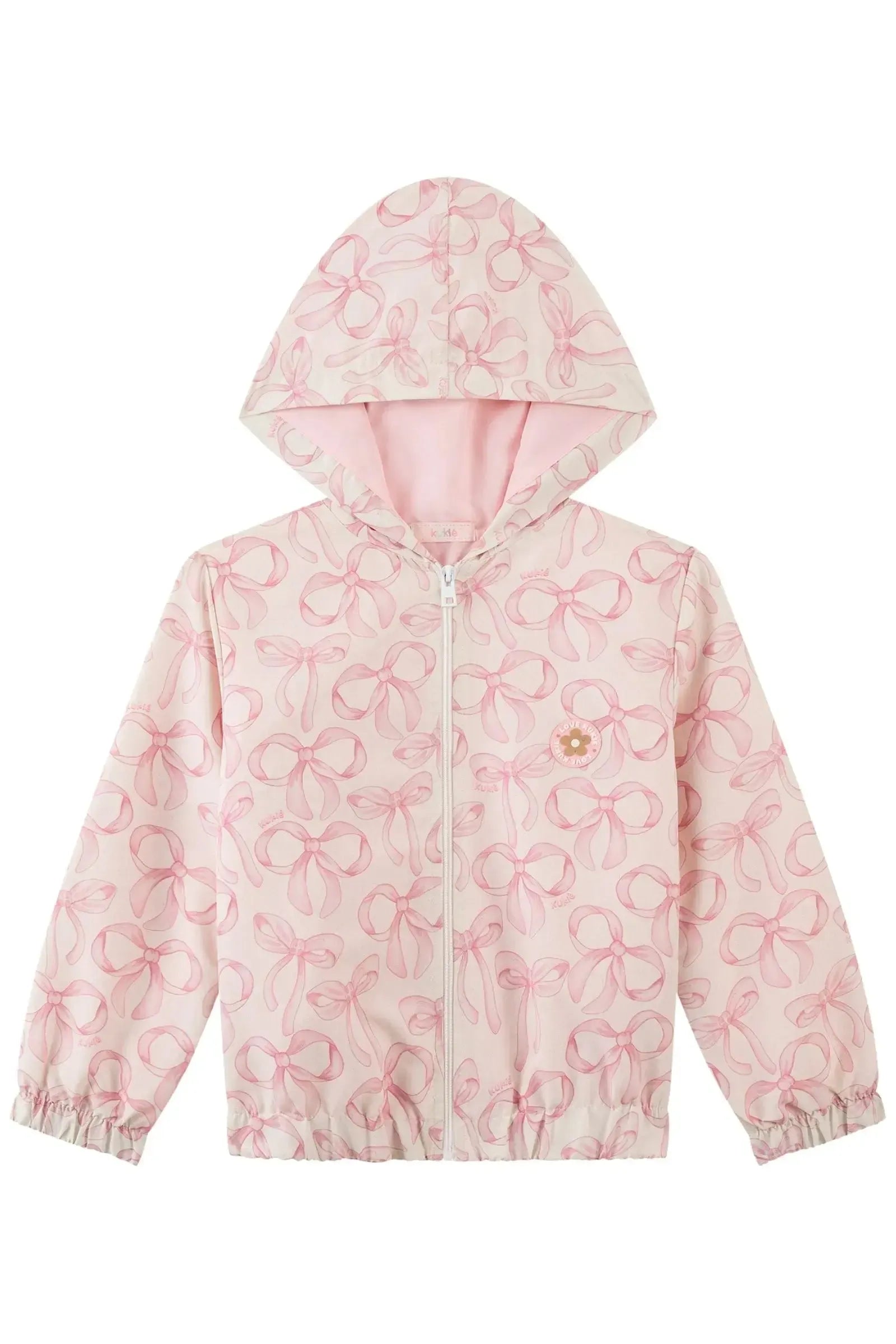 Jaqueta Corta Vento em Nylon Forrada 89878 Kukiê Infantil Menina