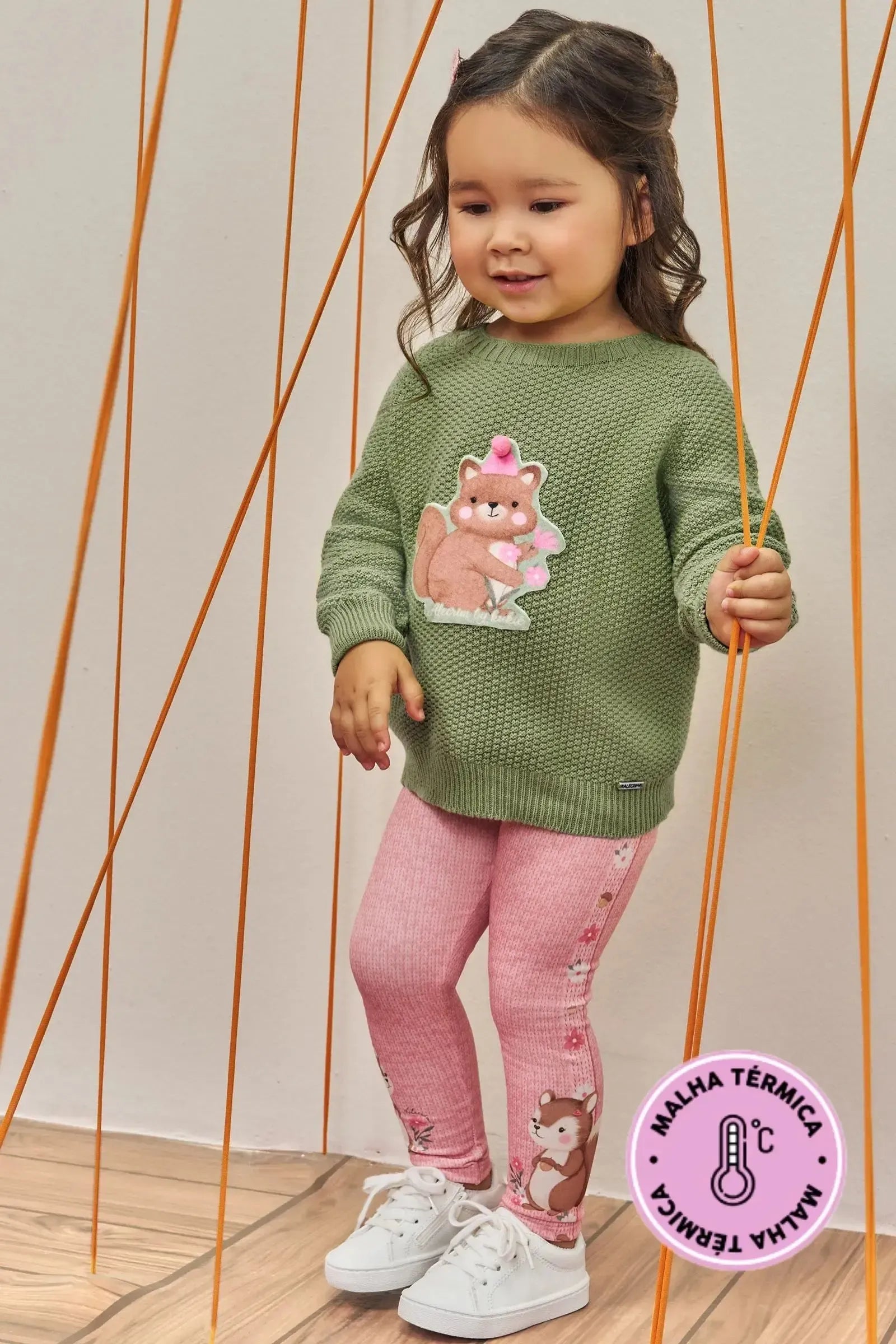 Legging em Termoskin 79685 Kukiê Bebê Menina