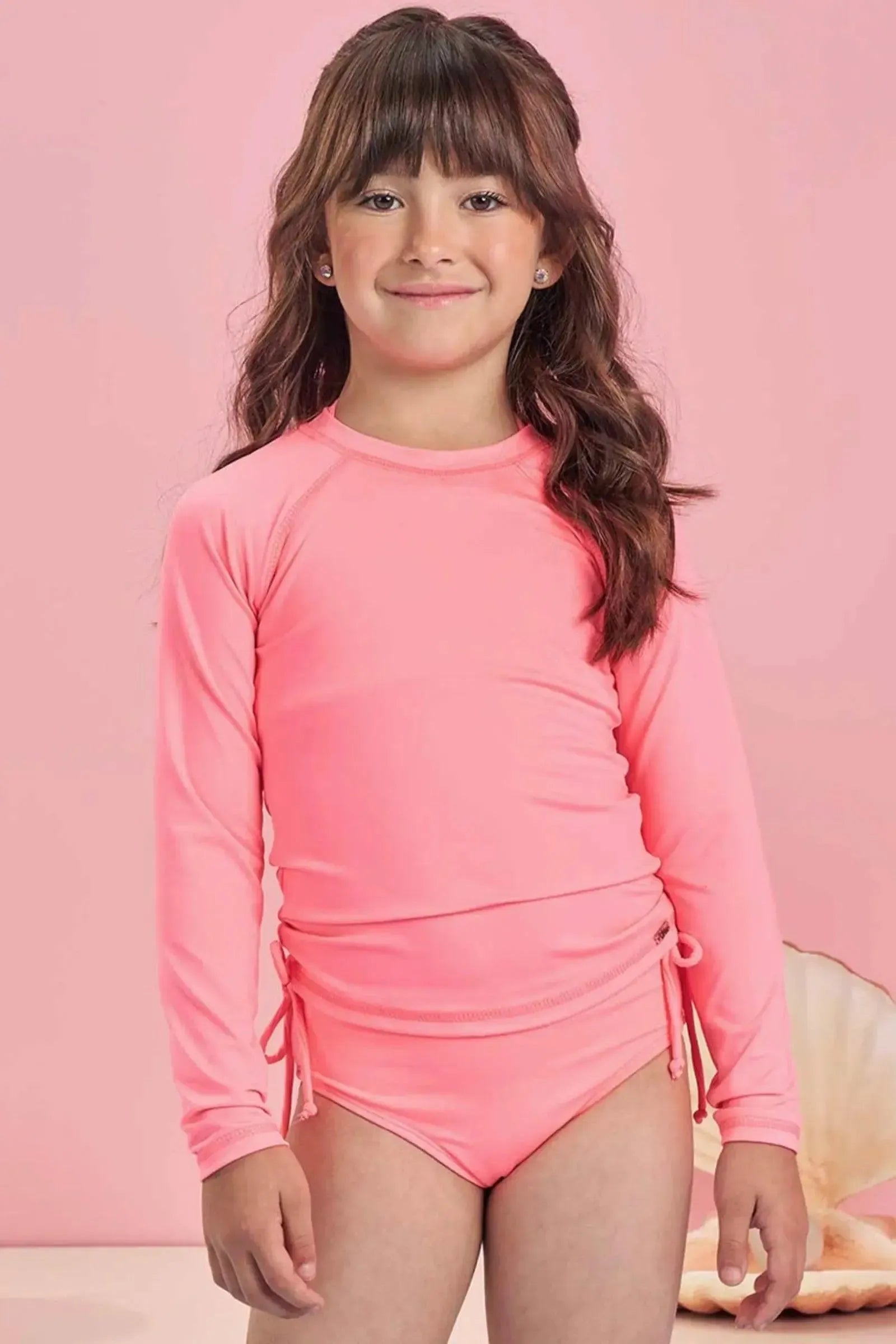 Blusa em Malha Uv Dry com Proteção Uv 50+ 84485 Infanti Infantil Menina