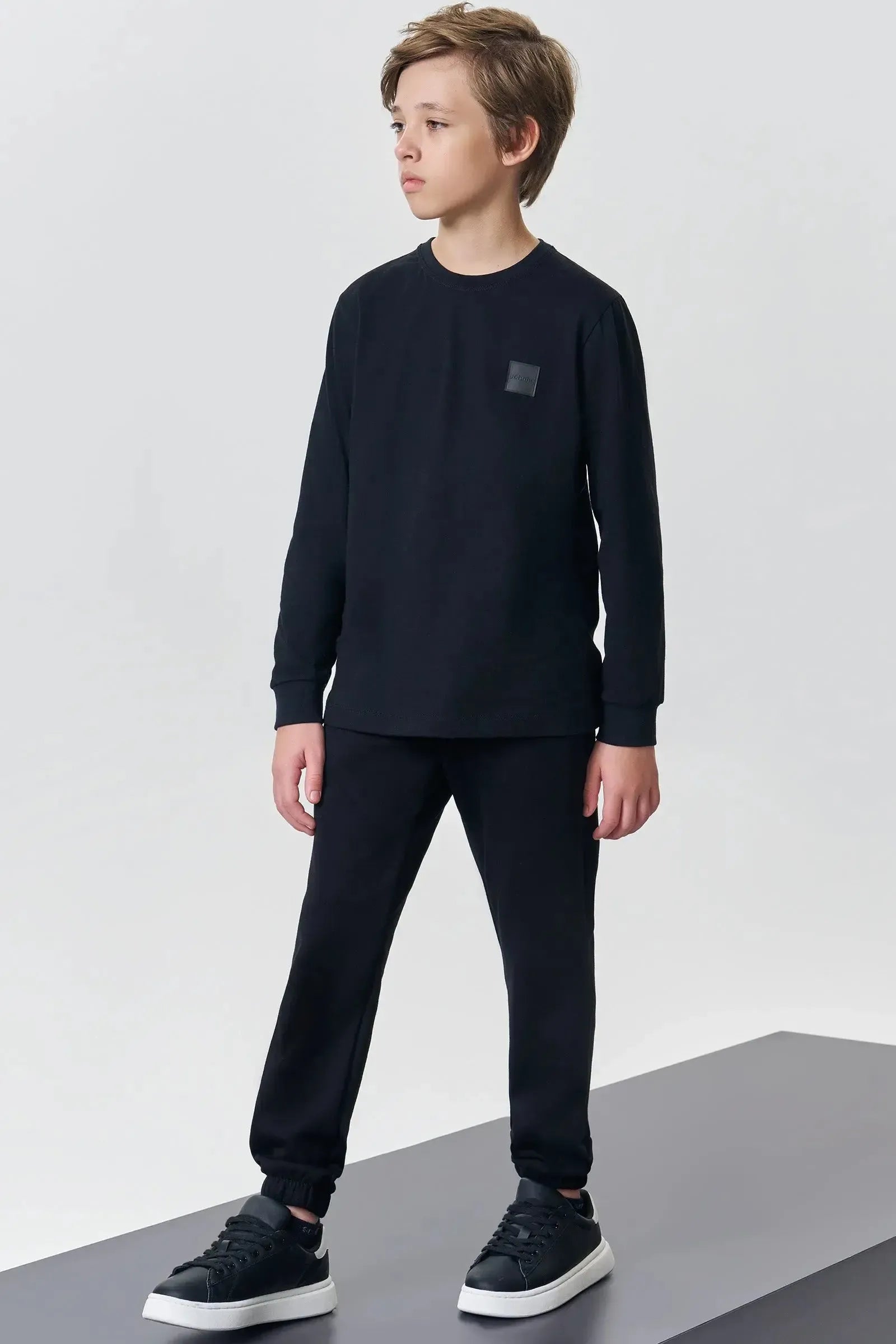 Calça Jogger em Malha Tecnonew 89117 Johnny Fox Teen Menino