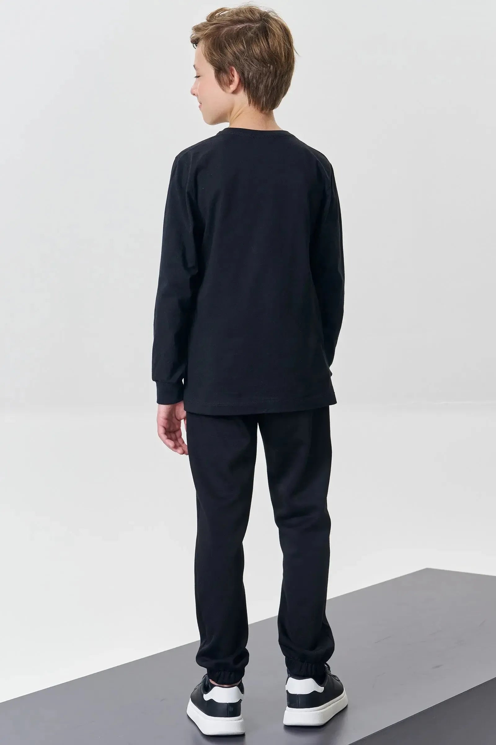 Calça Jogger em Malha Tecnonew 89117 Johnny Fox Teen Menino