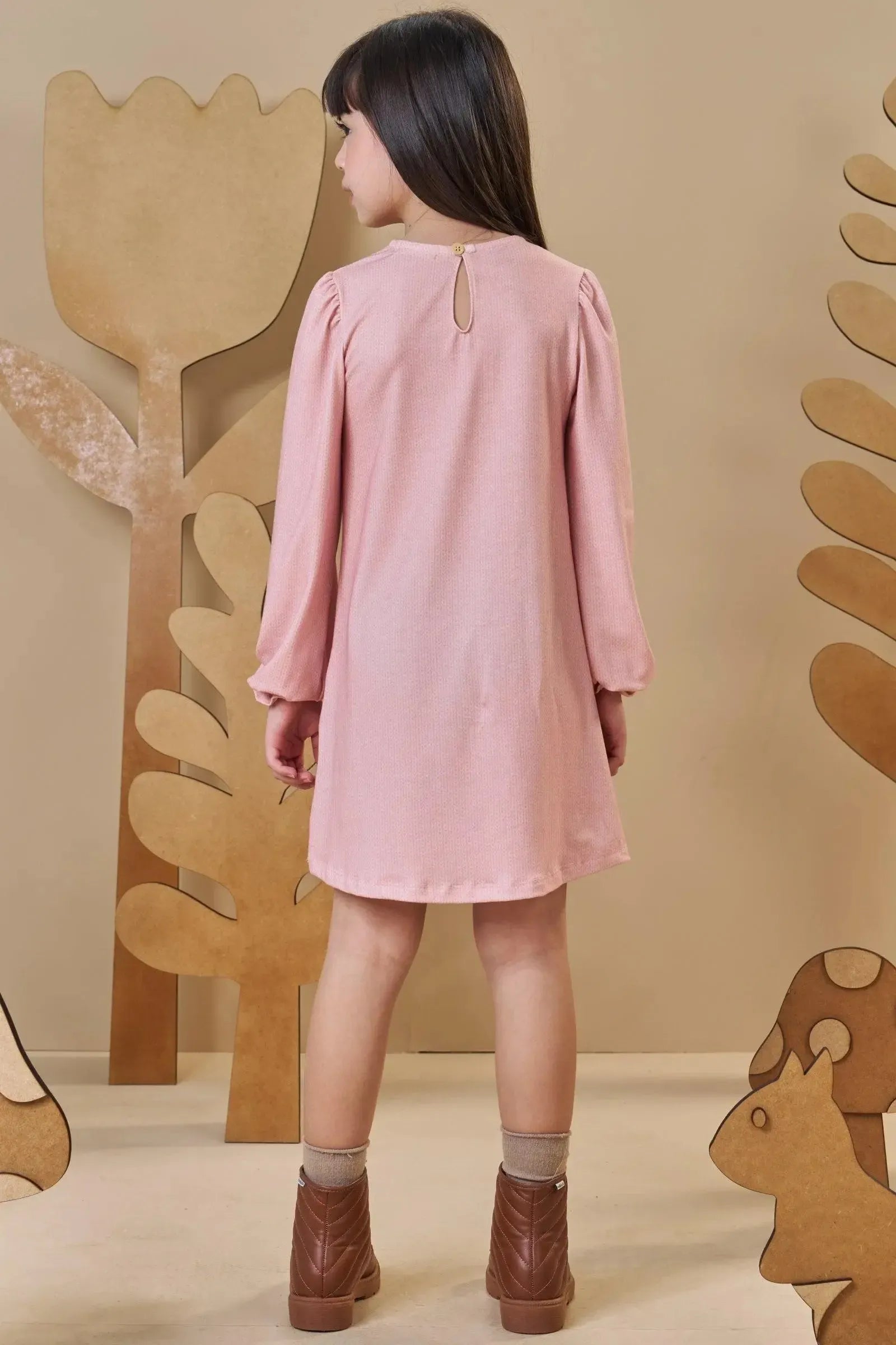 Vestido em Malha Fresh 89159 Infanti Infantil Menina