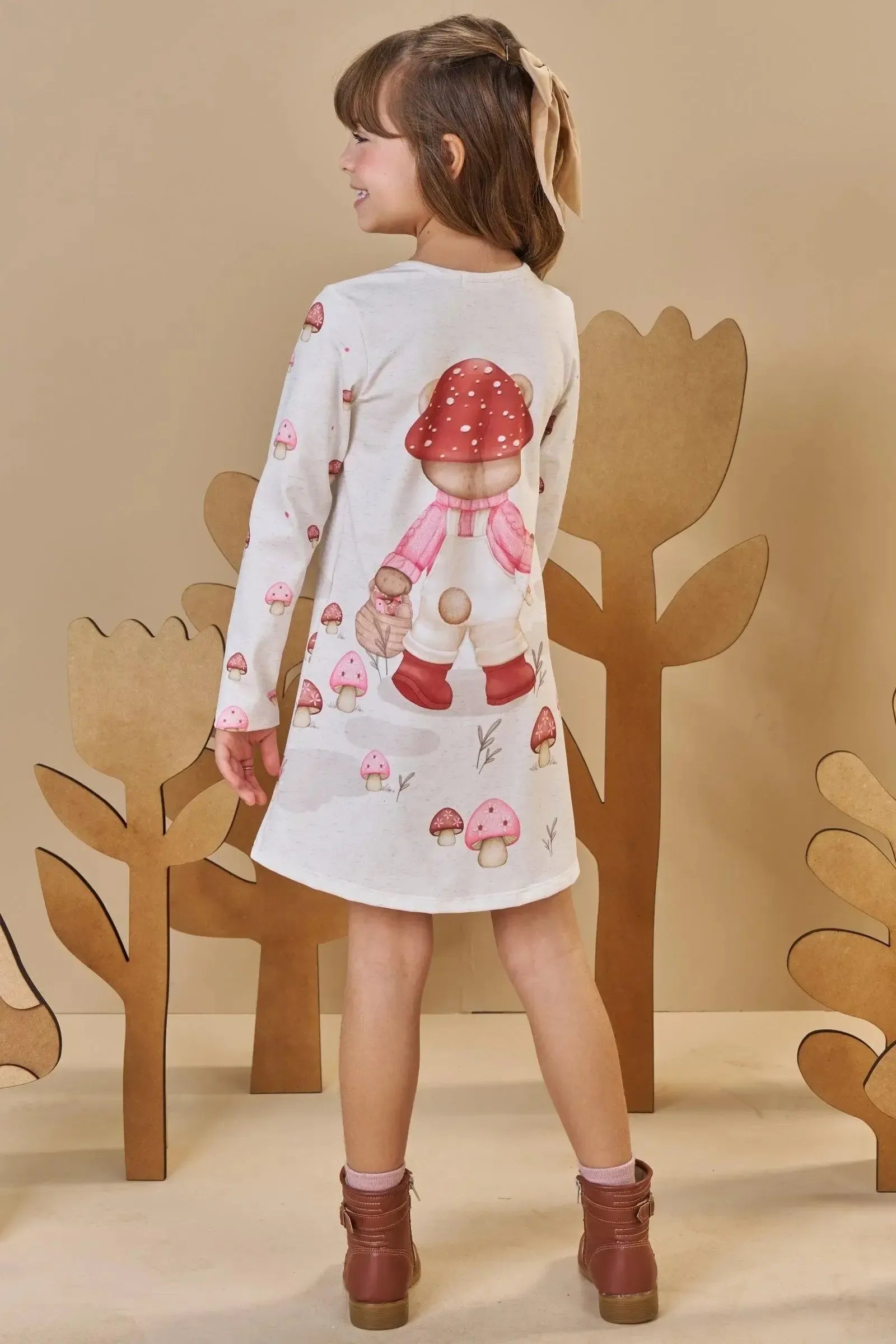 Vestido em Termoskin Peluciado 89160 Infanti Infantil Menina