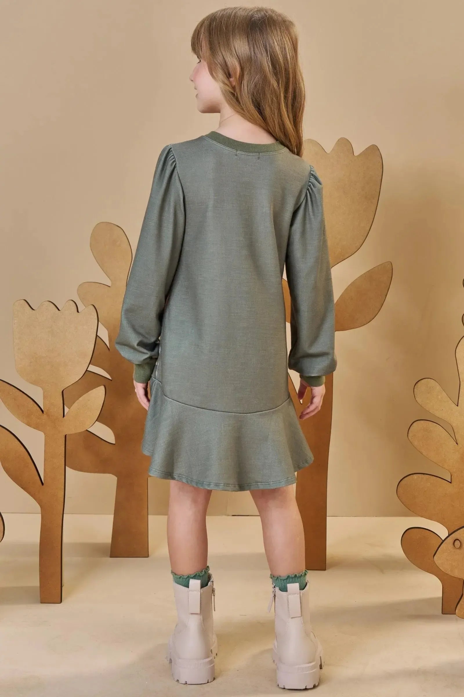 Vestido em Molecotton 89165 Infanti Infantil Menina