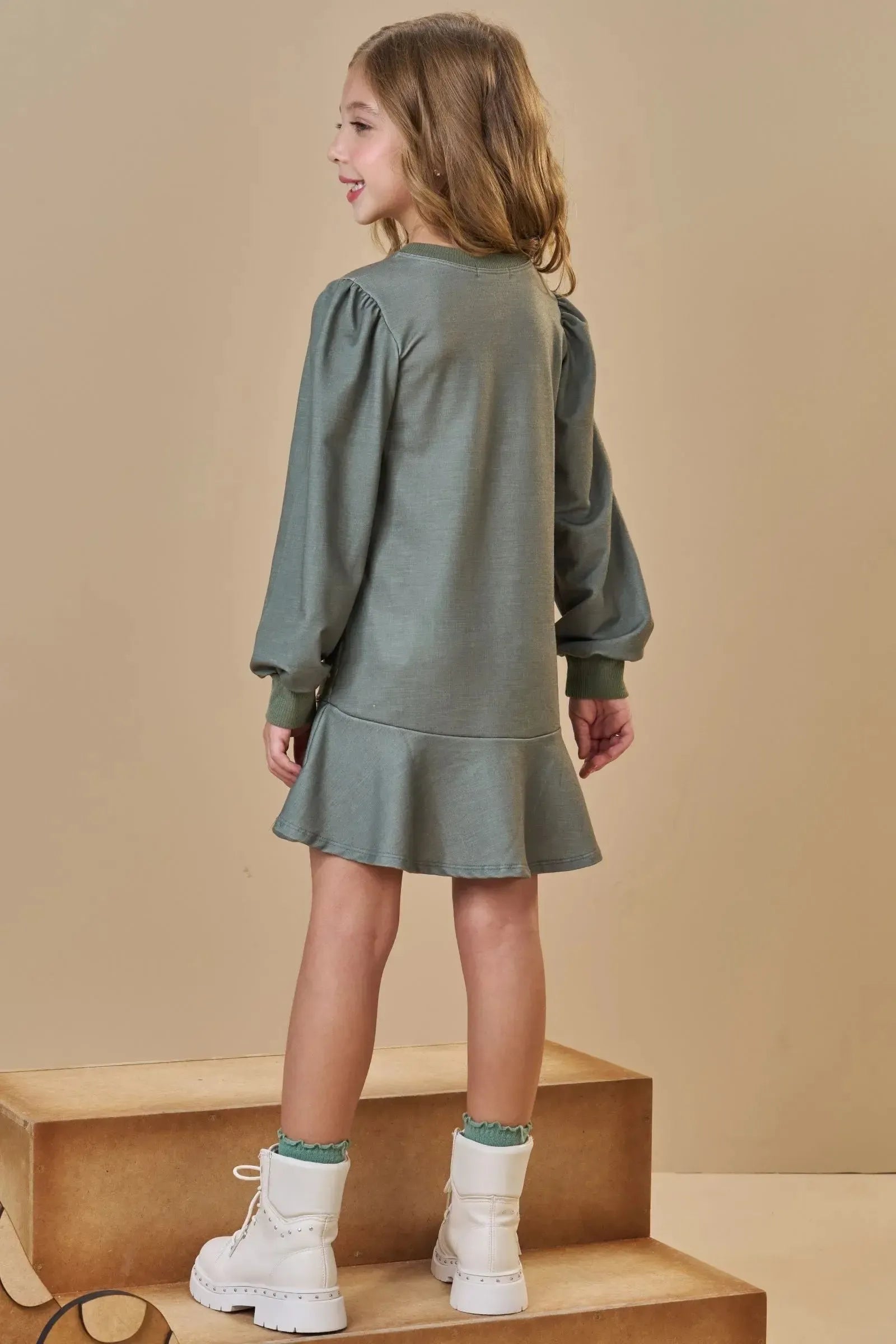 Vestido em Molecotton 89165 Infanti Infantil Menina
